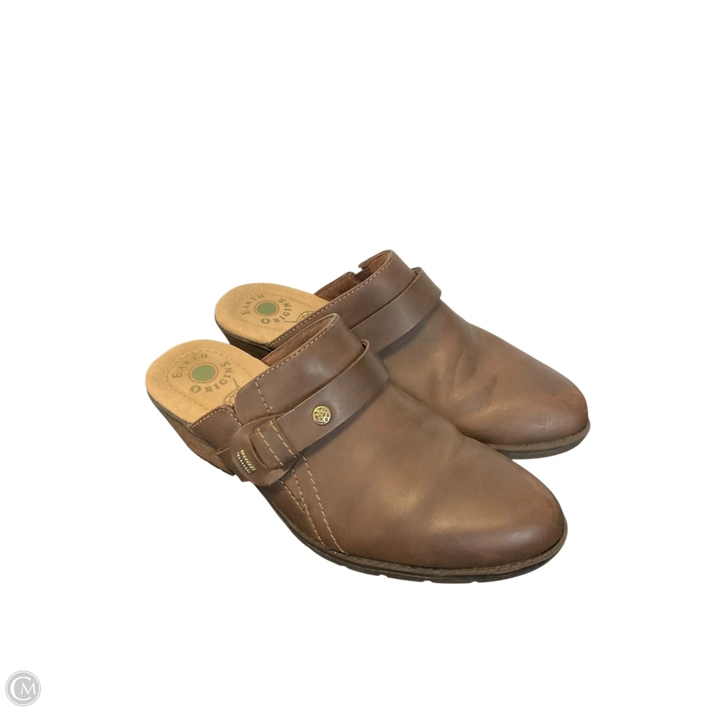 Shoes Heels Block By Earth Origins In Brown, Size: 8.5