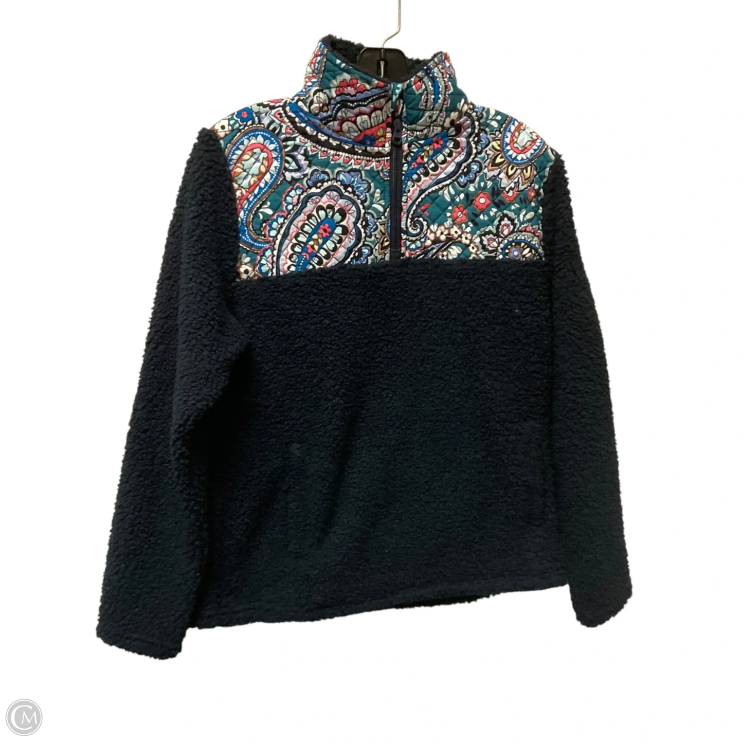 Sweatshirt Collar By Vera Bradley In Blue, Size: S