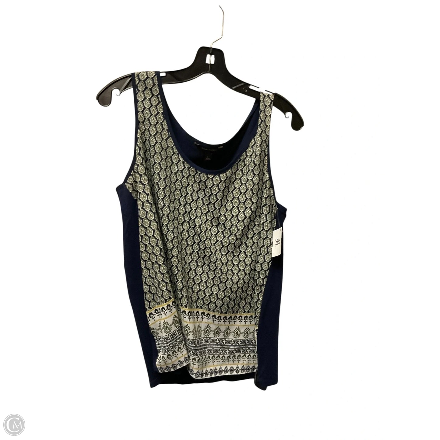 Top Sleeveless By Banana Republic In Blue, Size: L