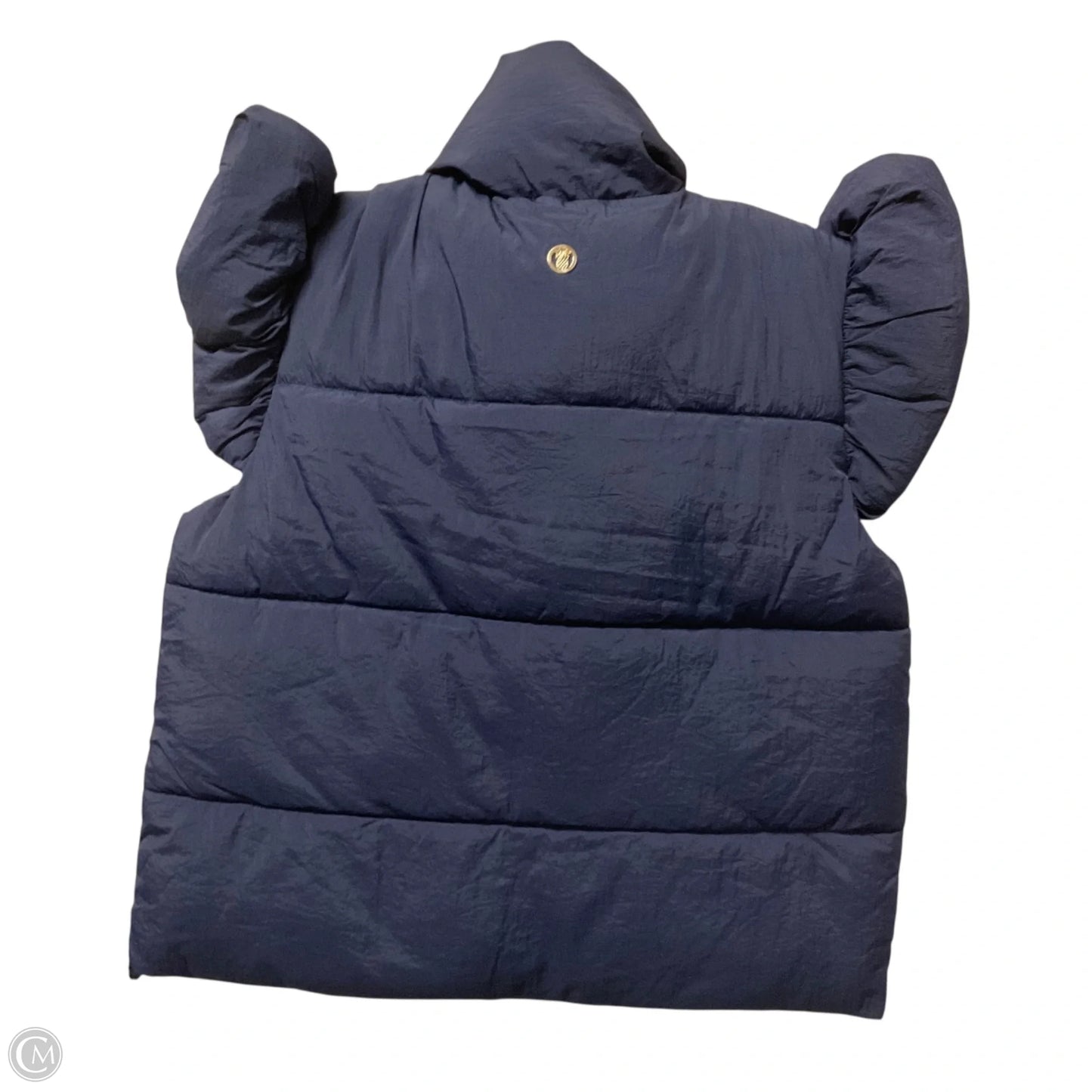 Vest Puffer & Quilted By Simply Southern In Blue, Size: Xs