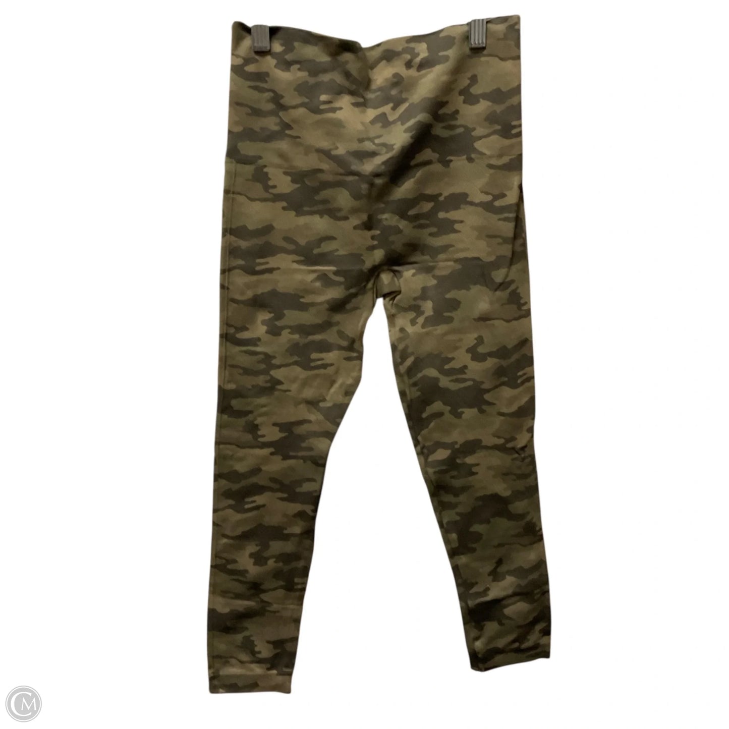 Athletic Leggings By Spanx In Camouflage Print, Size: M