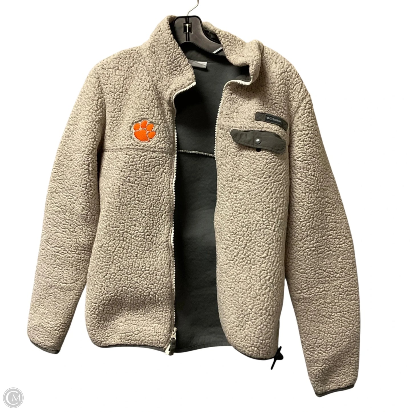 Jacket Faux Fur & Sherpa By Columbia In Cream, Size: M