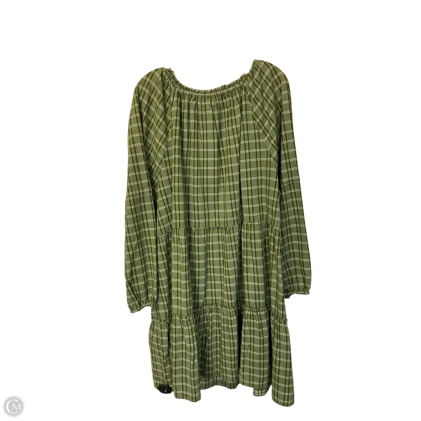 Dress Casual Maxi By Wonderly In Green, Size: 3x