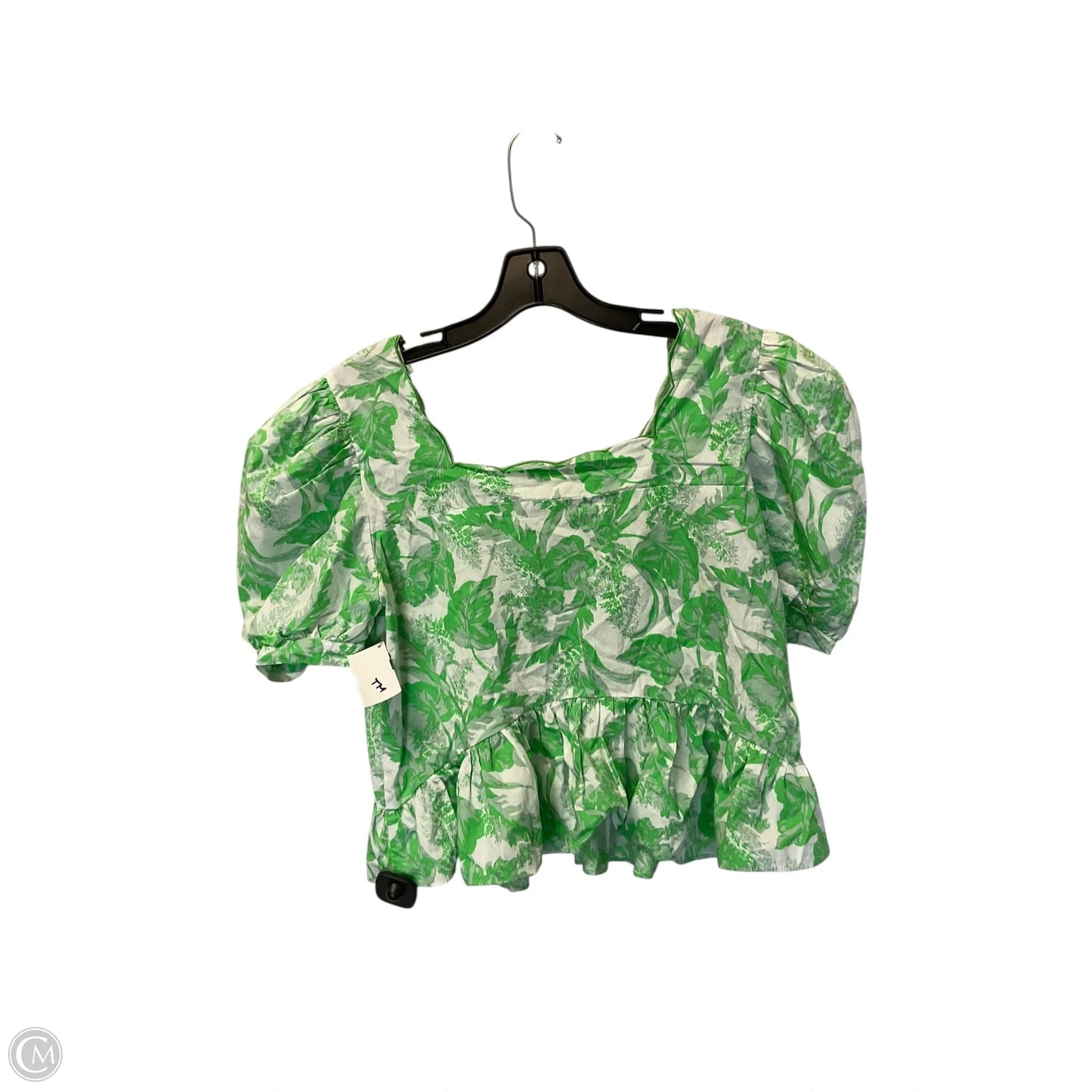 Top Short Sleeve By Olivaceous In Green, Size: S