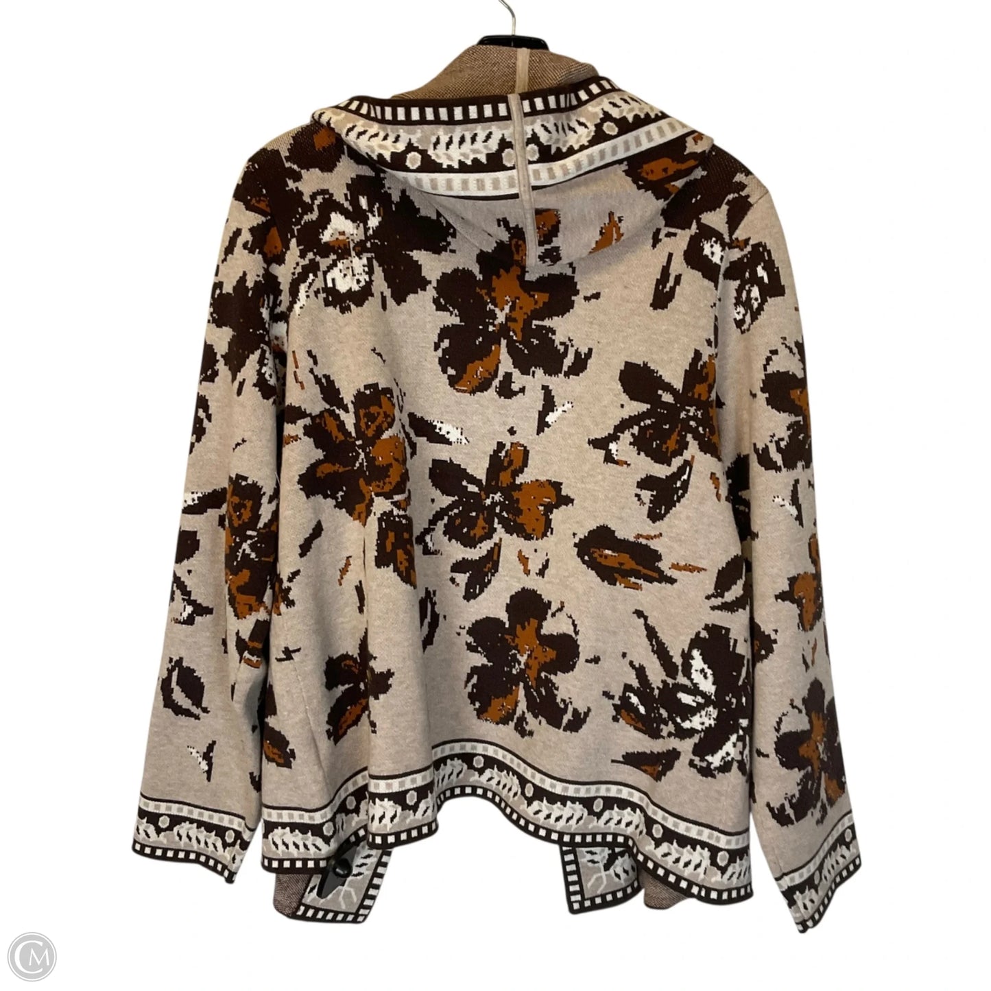 Sweater Cardigan By Rachel Zoe In Tan, Size: M
