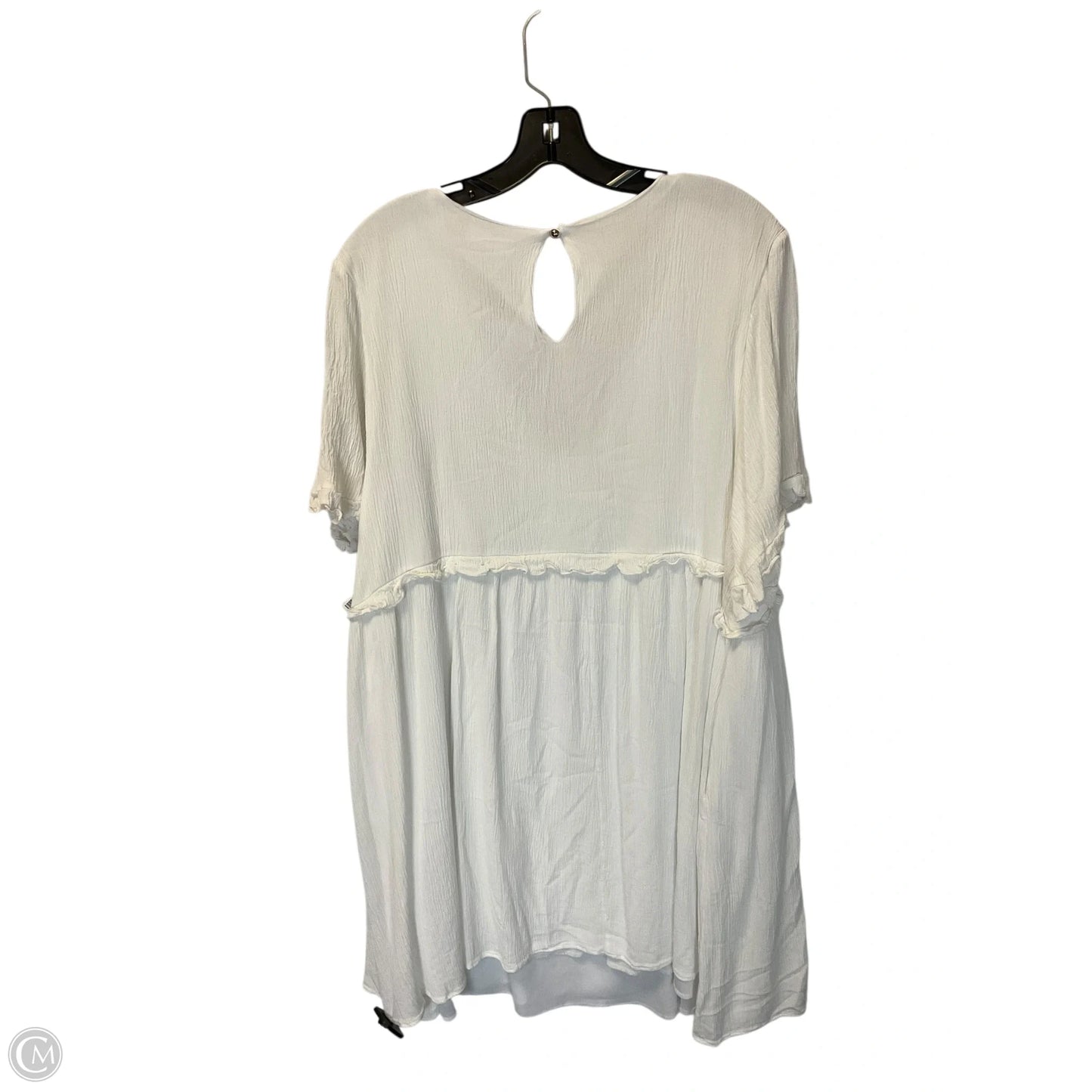 Dress Casual Short By Clothes Mentor In White, Size: Xl