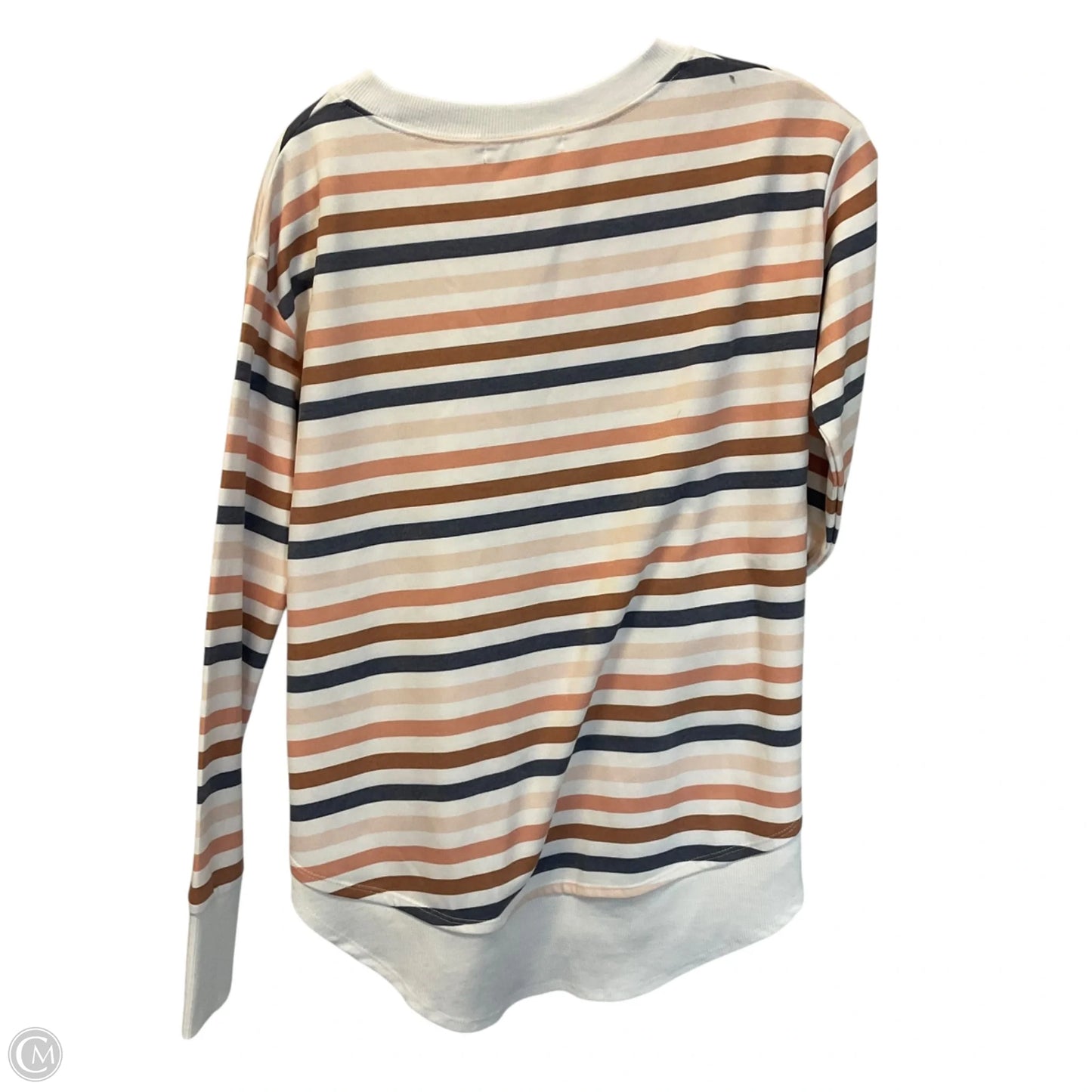 Top Long Sleeve Basic By Clothes Mentor In Striped Pattern, Size: Xs