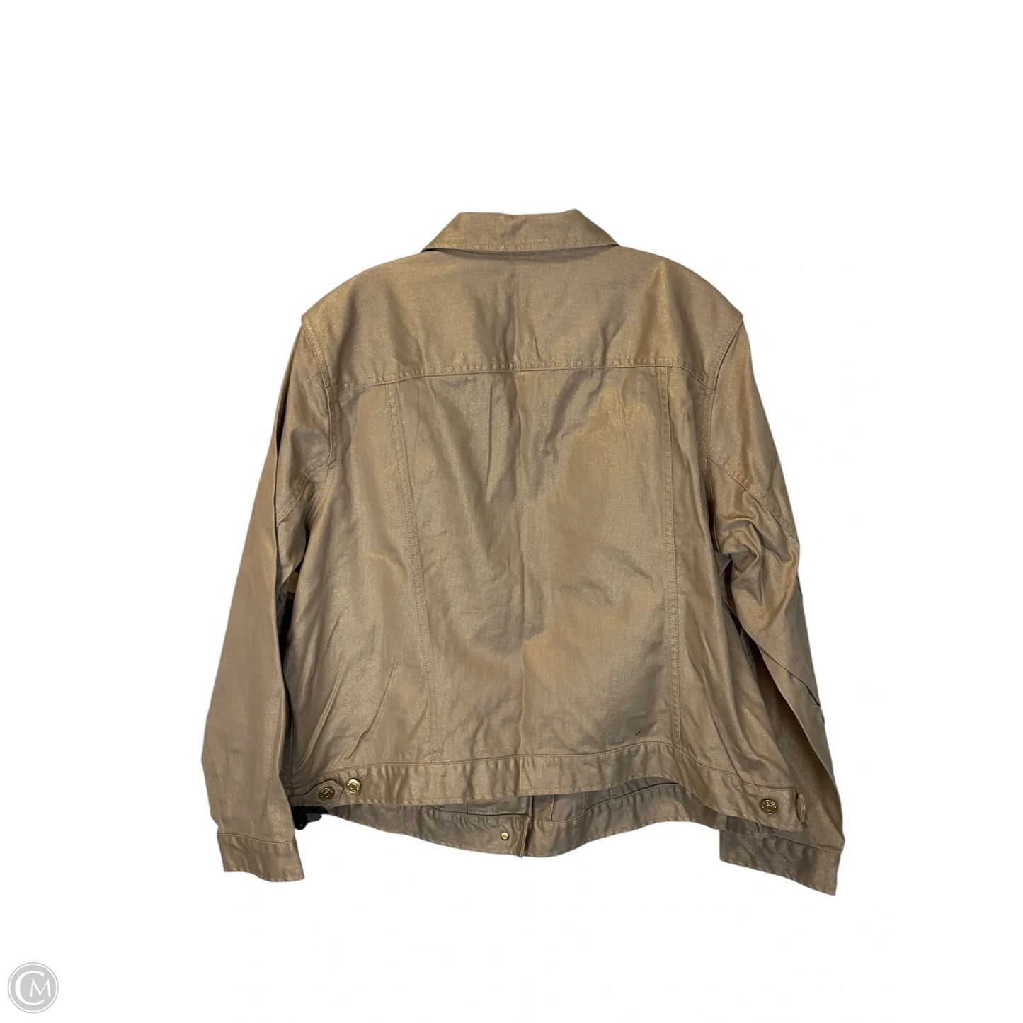 Jacket Other By Lauren By Ralph Lauren In Gold, Size: 3x