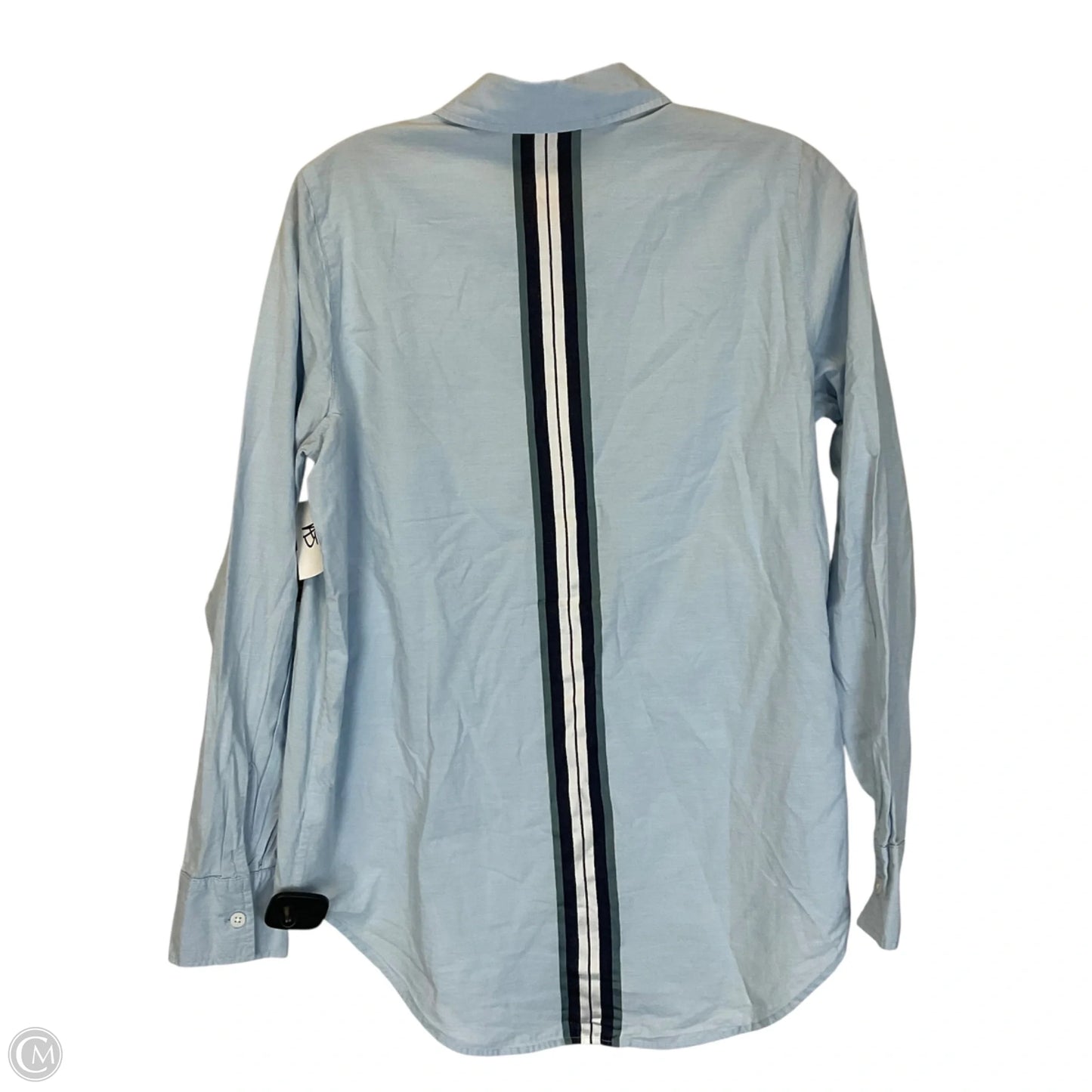 Top Long Sleeve Basic By Athleta In Blue, Size: S