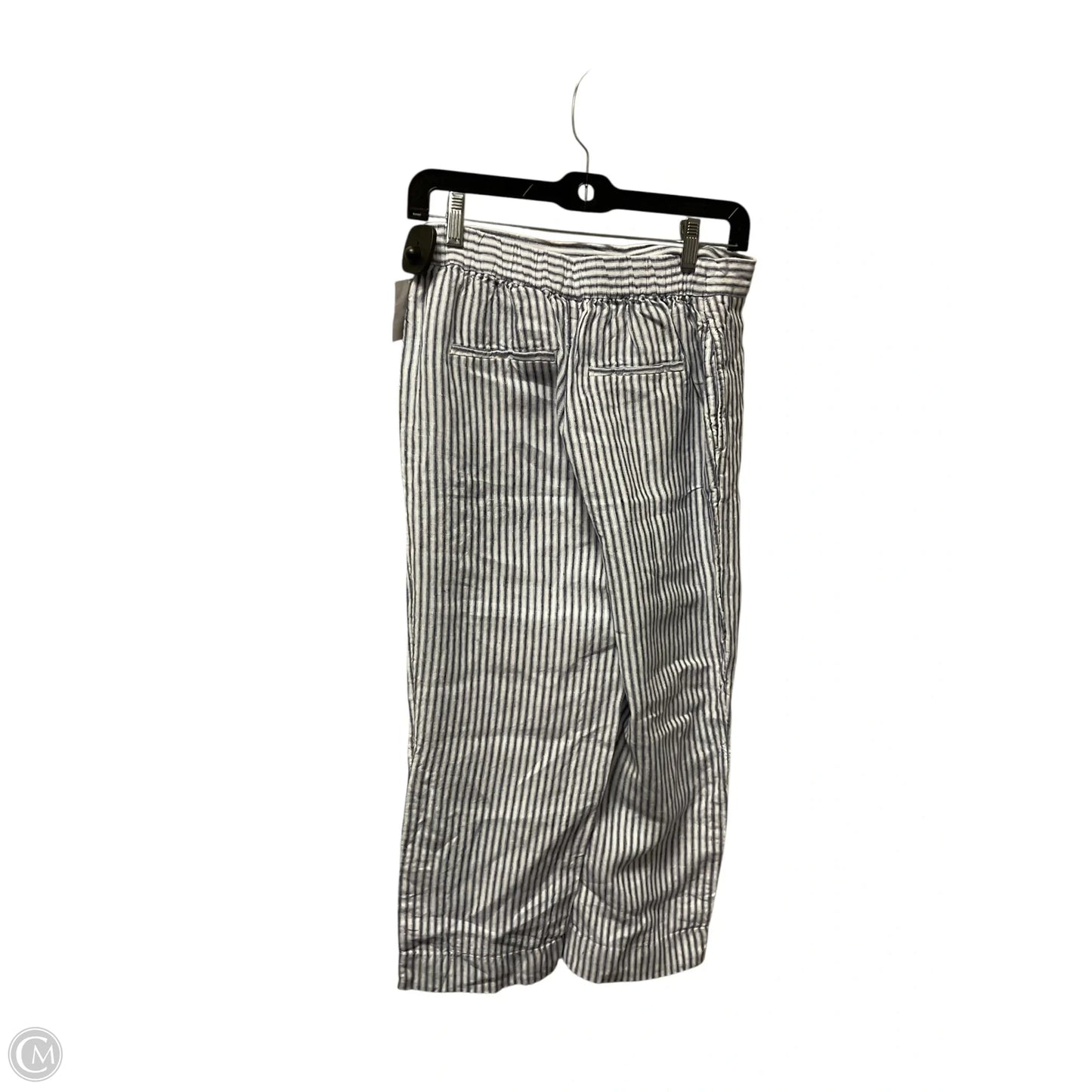 Pants Linen By Chicos In Striped Pattern, Size: 4