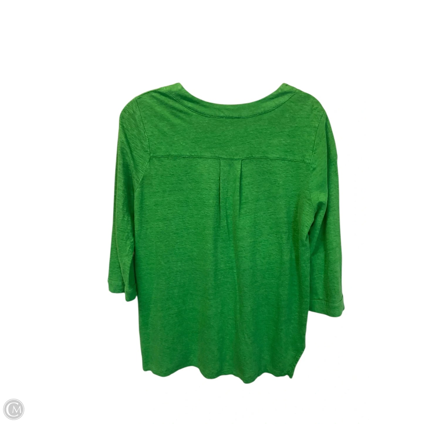 Top Long Sleeve By Chicos In Green, Size: M
