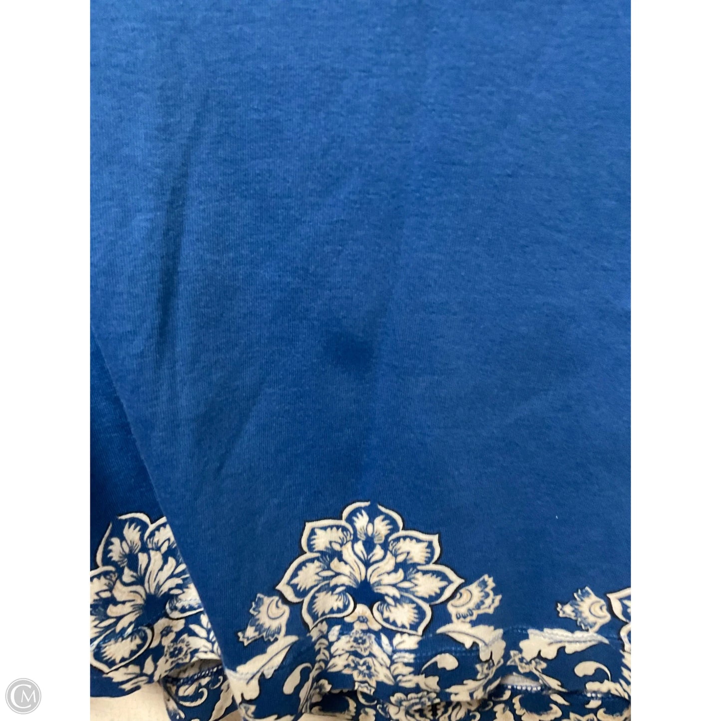 Top Long Sleeve Basic By Chicos In Blue, Size: L
