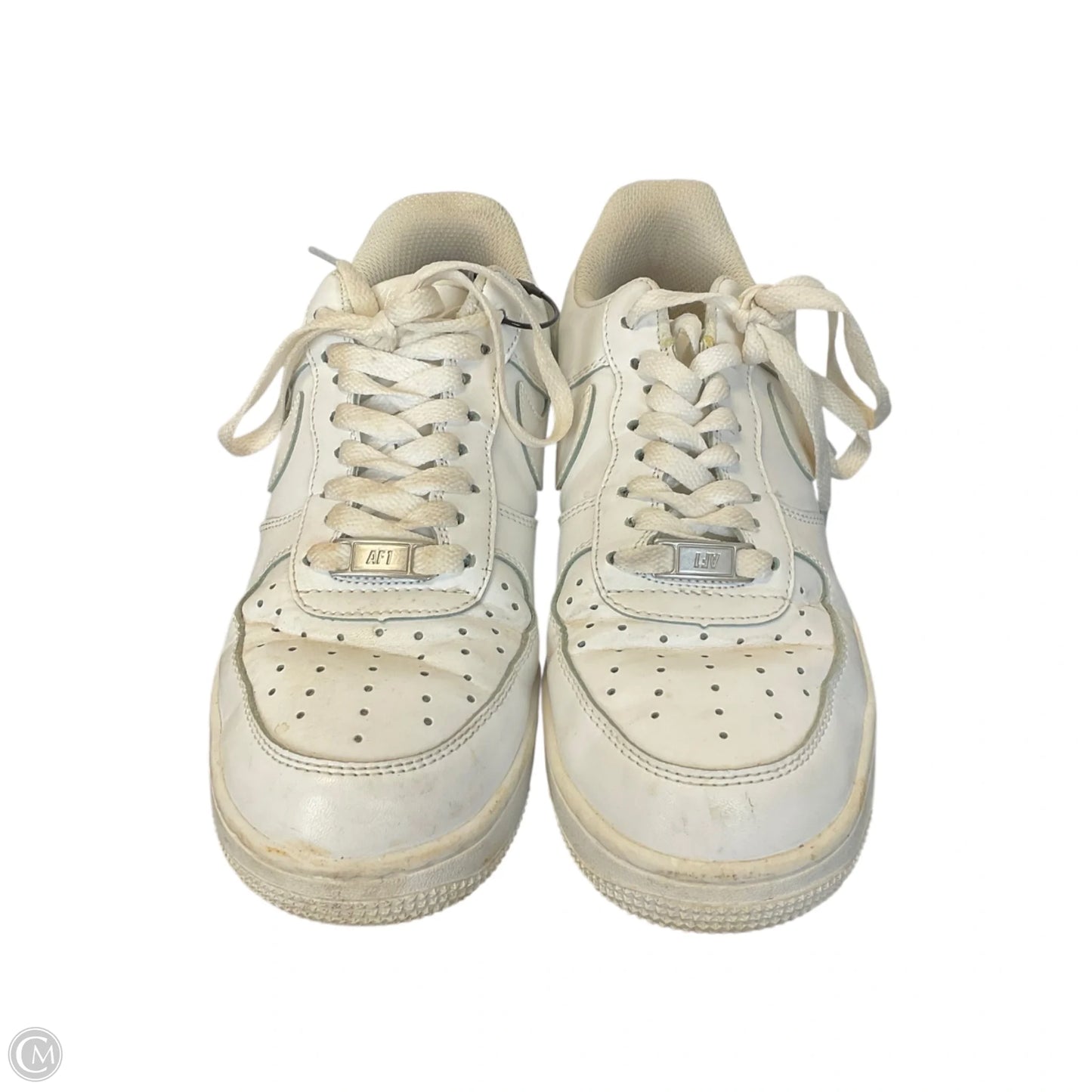 Shoes Athletic By Nike In White, Size: 8