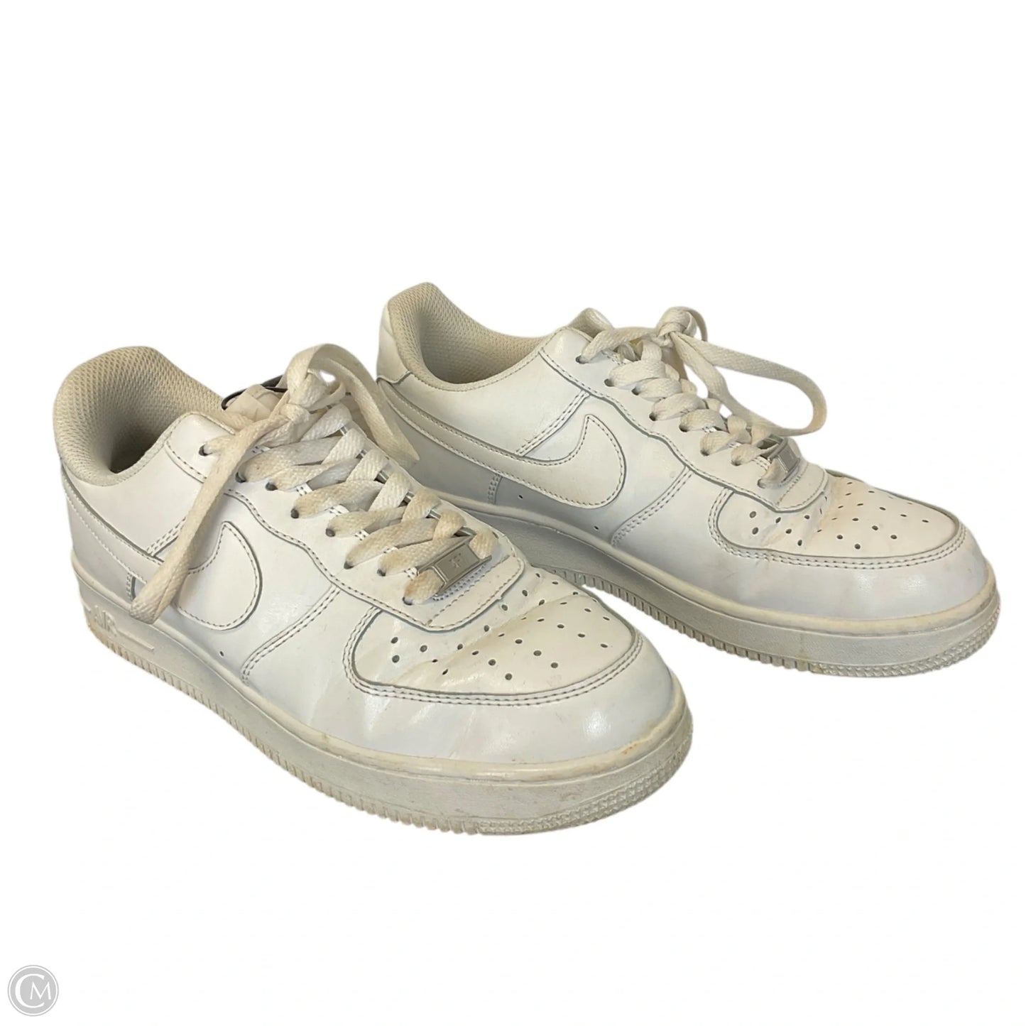 Shoes Athletic By Nike In White, Size: 8