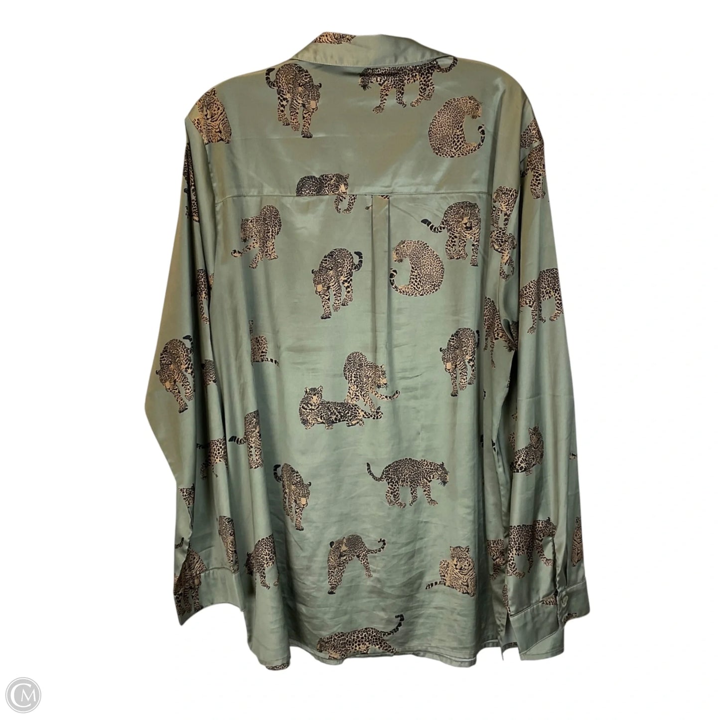 Top Long Sleeve By Show Me Your Mumu In Green, Size: Xxl