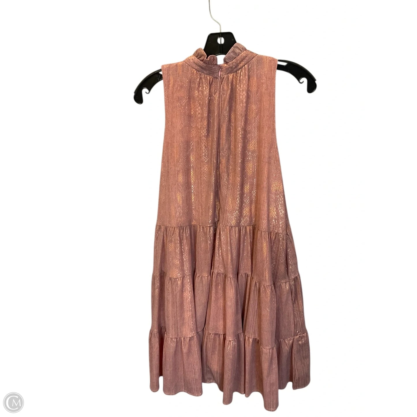 Dress Casual Short By Tcec In Pink, Size: L