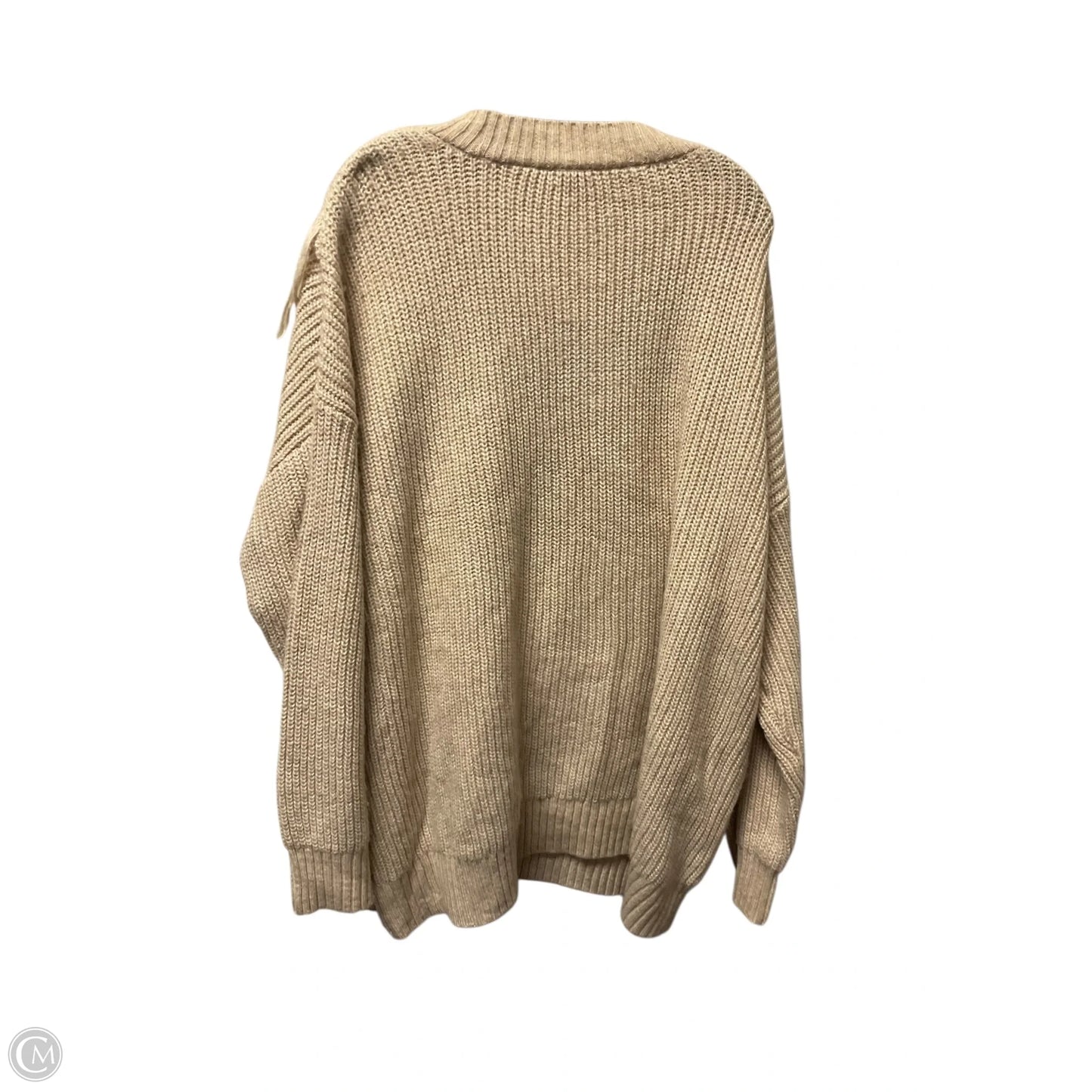 Sweater By Wonderly In Tan, Size: Xl