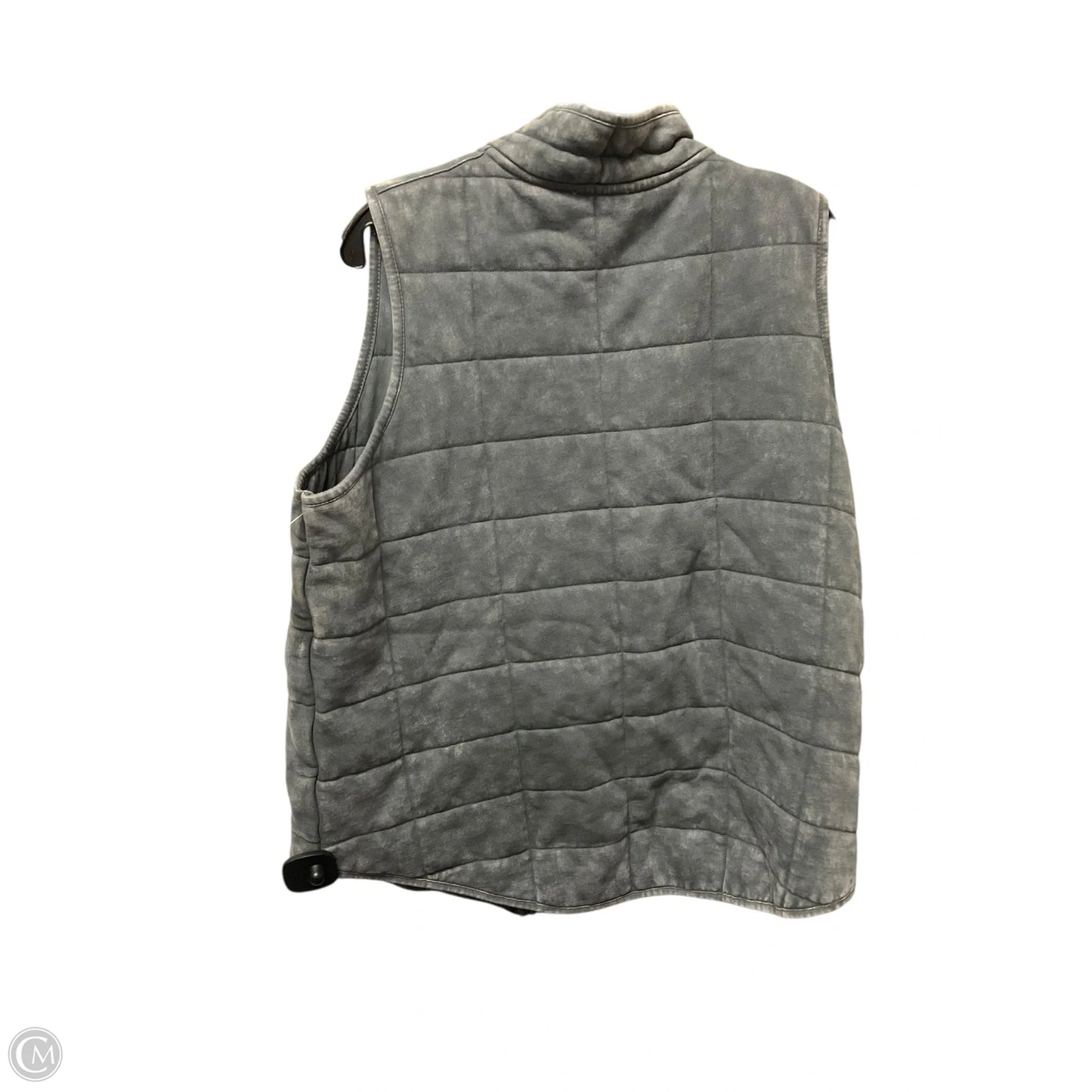Vest Puffer & Quilted By West Bound In Grey, Size: 1x