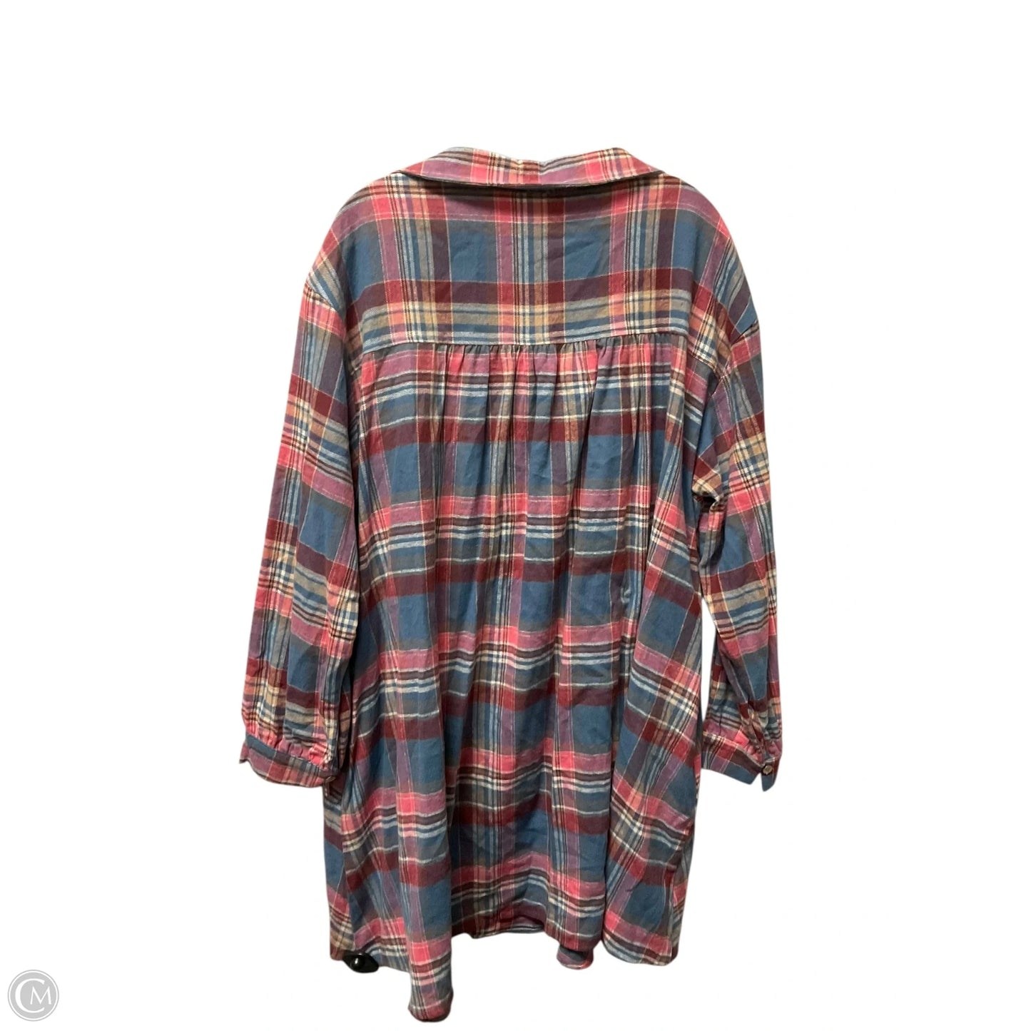 Dress Casual Short By Umgee In Plaid Pattern, Size: Xl