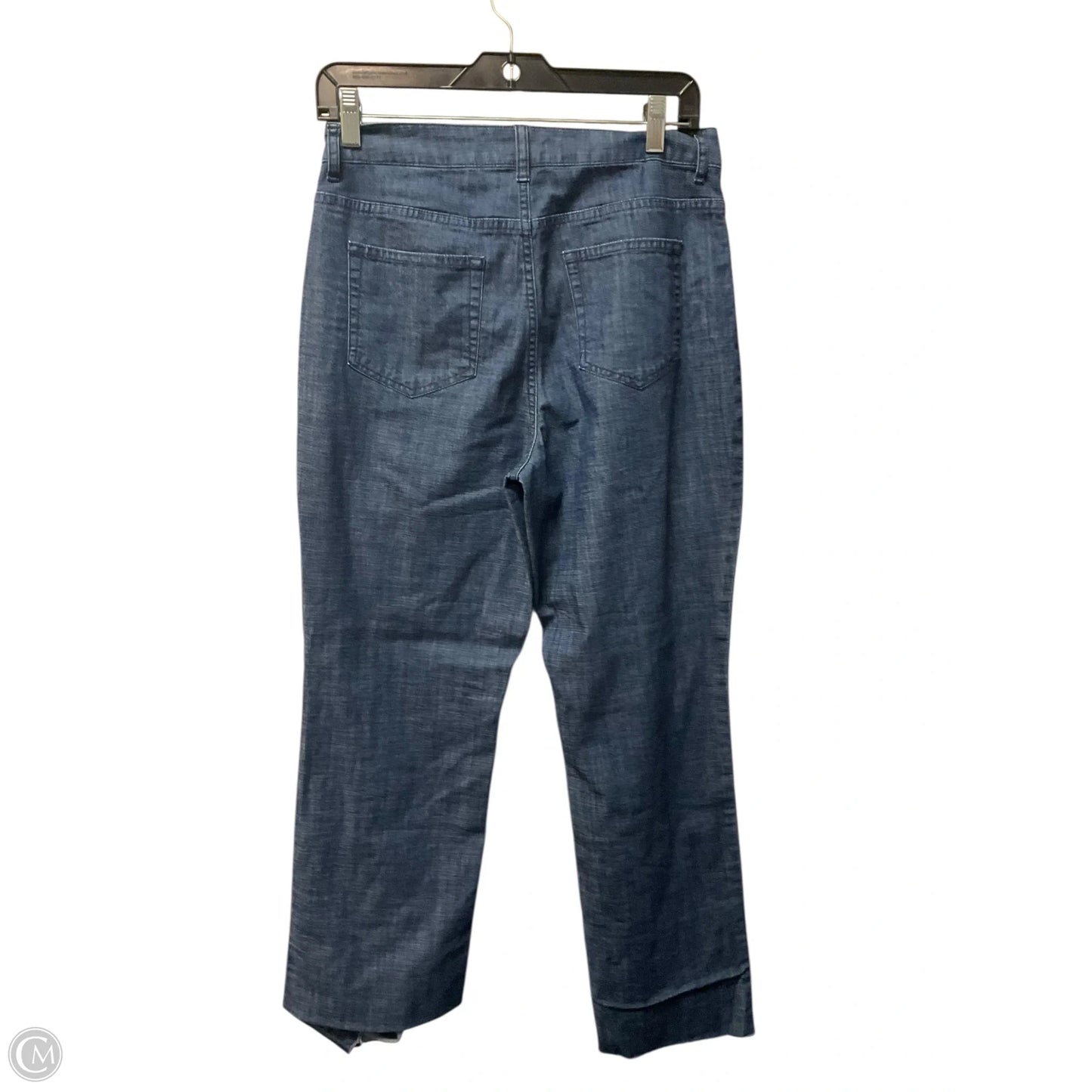 Jeans Boot Cut By Logo In Blue Denim, Size: 8