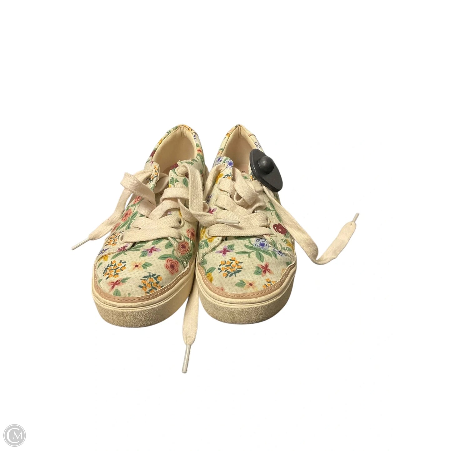 Shoes Sneakers By Toms In Floral Print, Size: 7