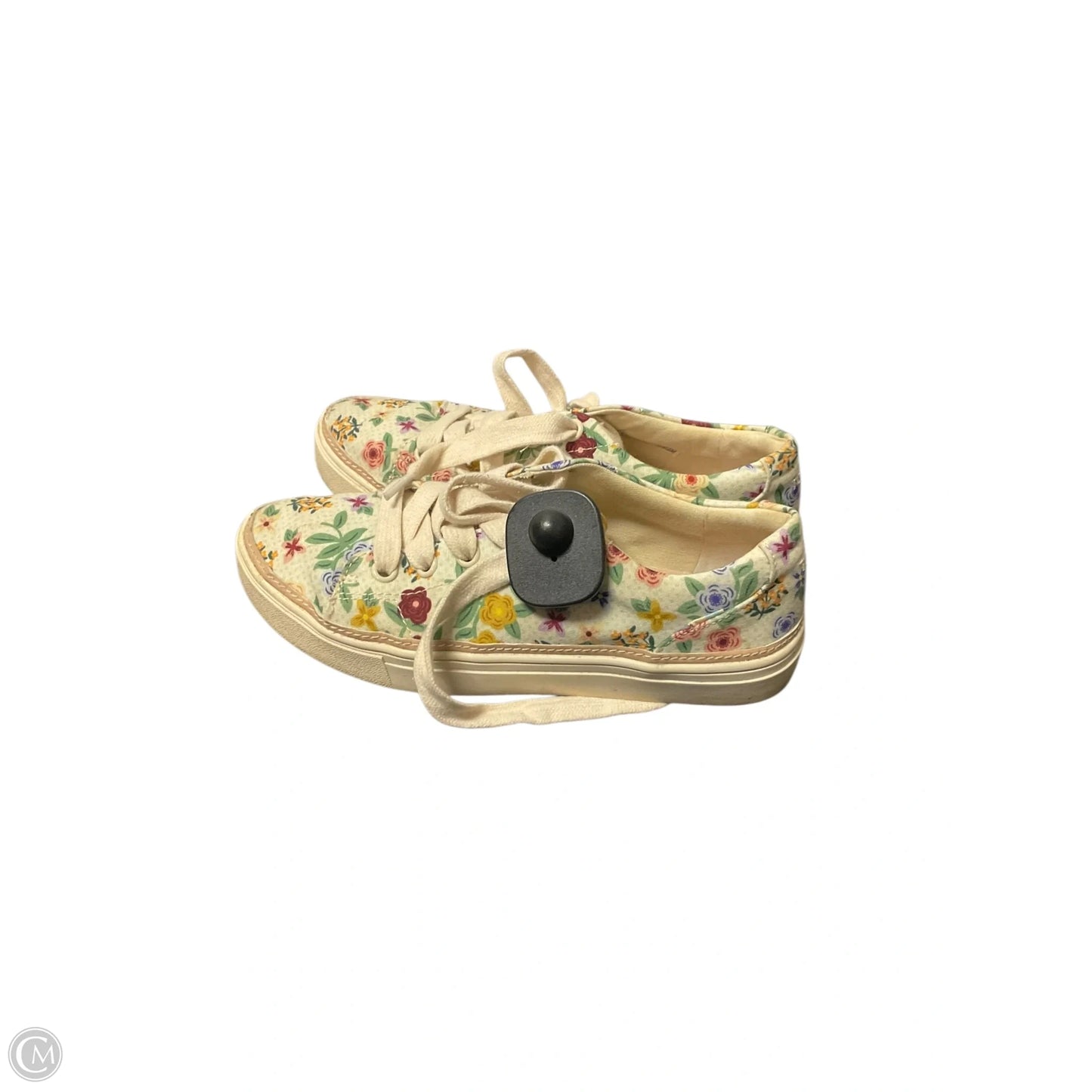 Shoes Sneakers By Toms In Floral Print, Size: 7