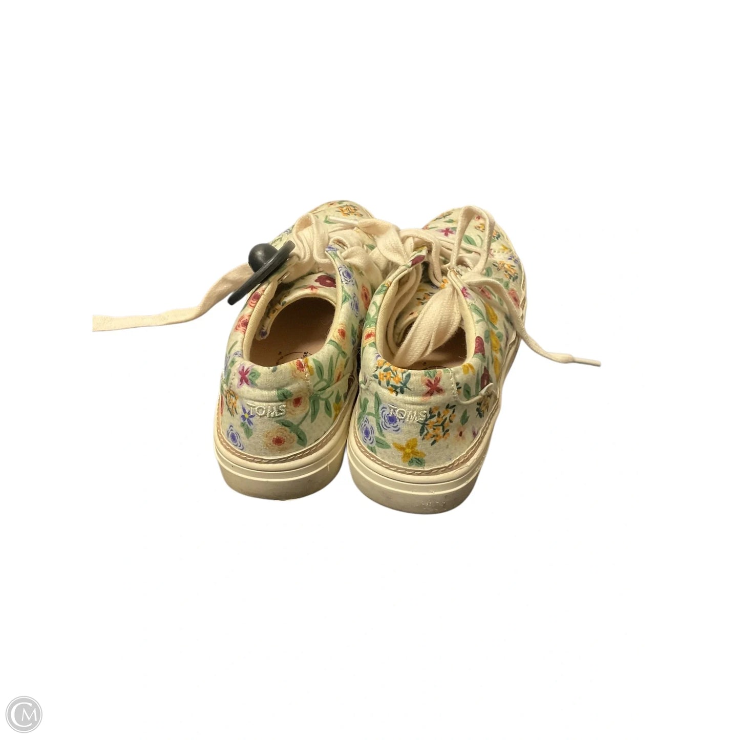 Shoes Sneakers By Toms In Floral Print, Size: 7