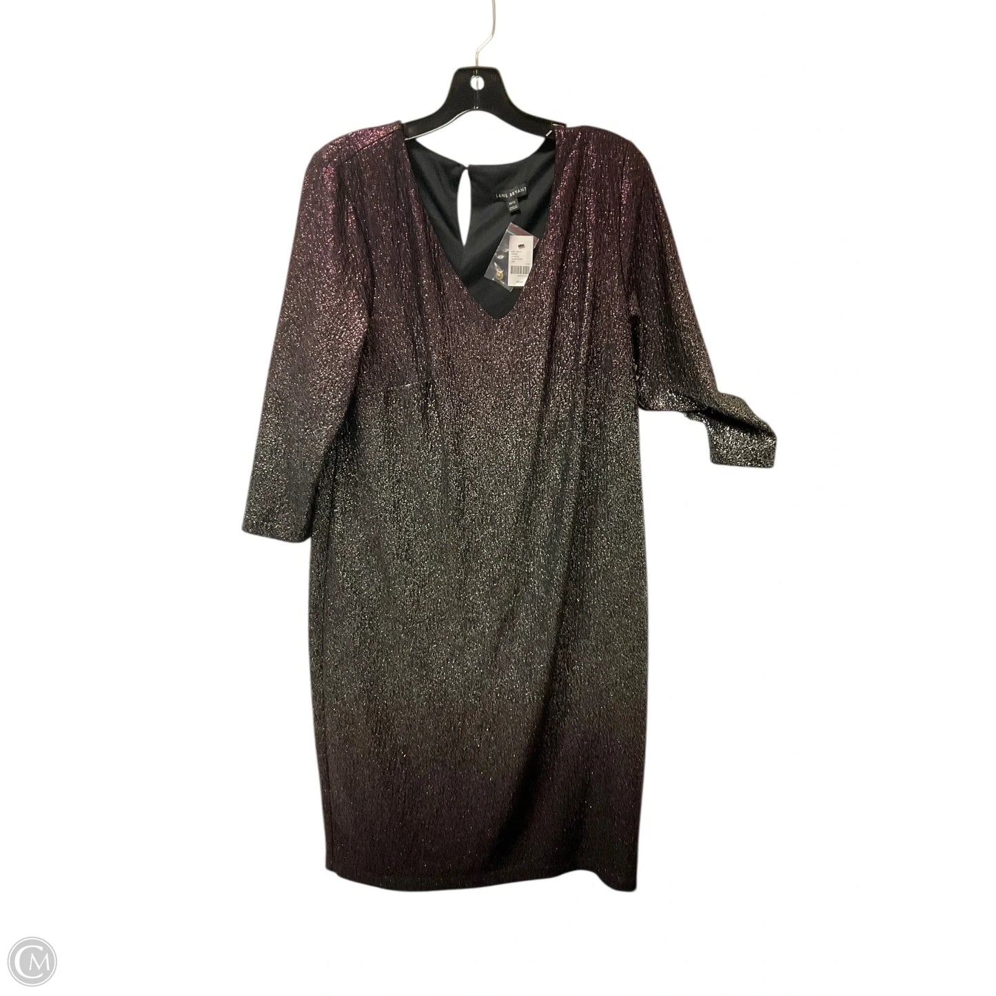 Dress Casual Short By Lane Bryant In Purple, Size: L