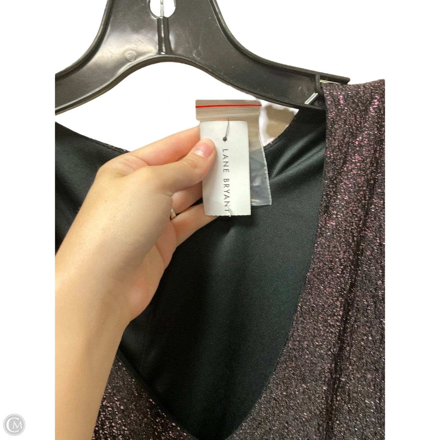 Dress Casual Short By Lane Bryant In Purple, Size: L