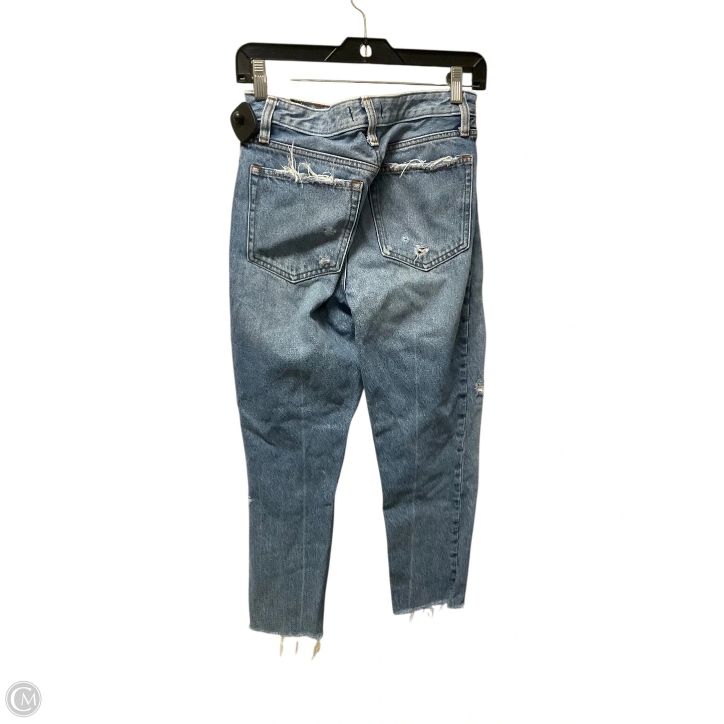 Jeans Straight By Abercrombie And Fitch In Blue Denim, Size: 2