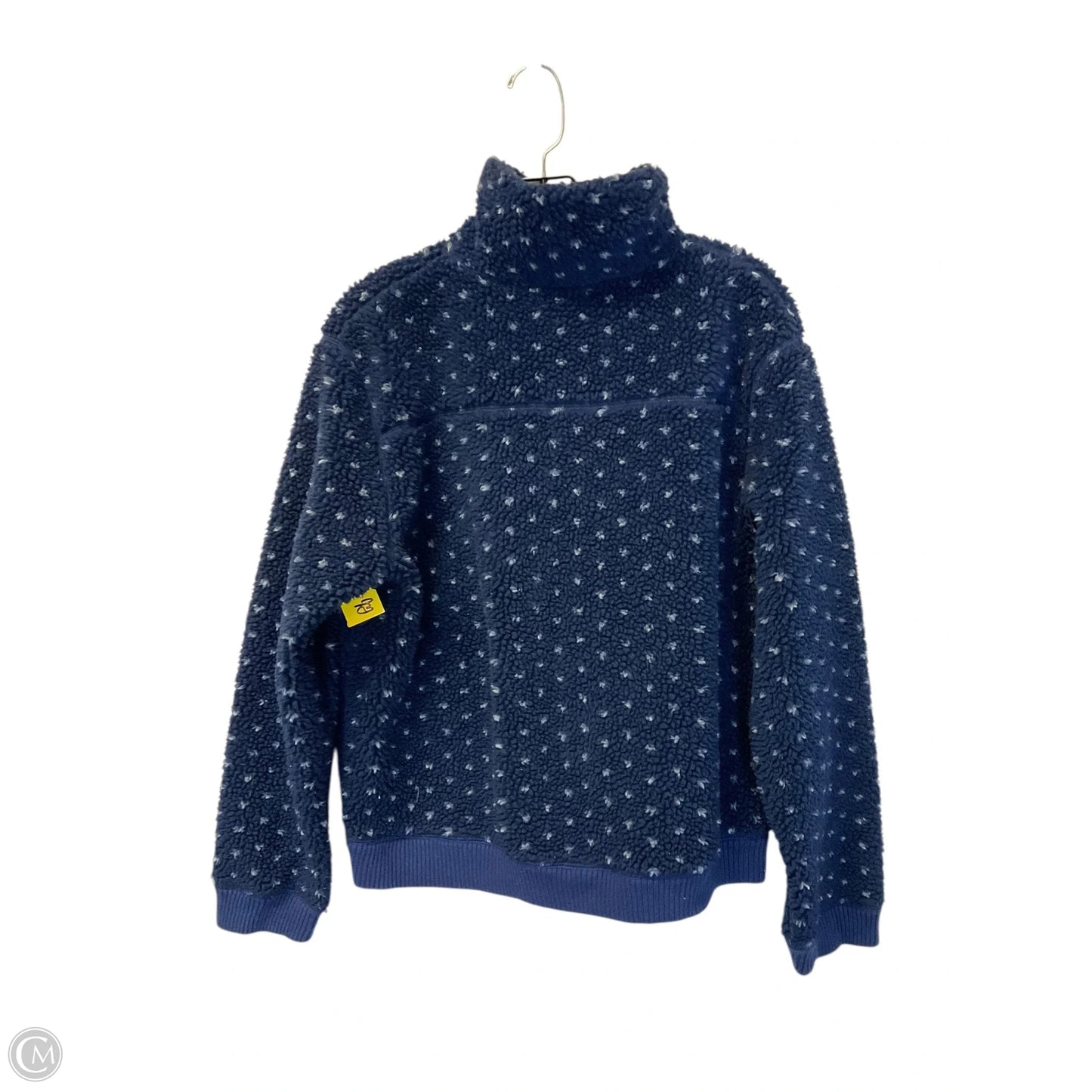 Jacket Faux Fur & Sherpa By Vineyard Vines In Blue, Size: L