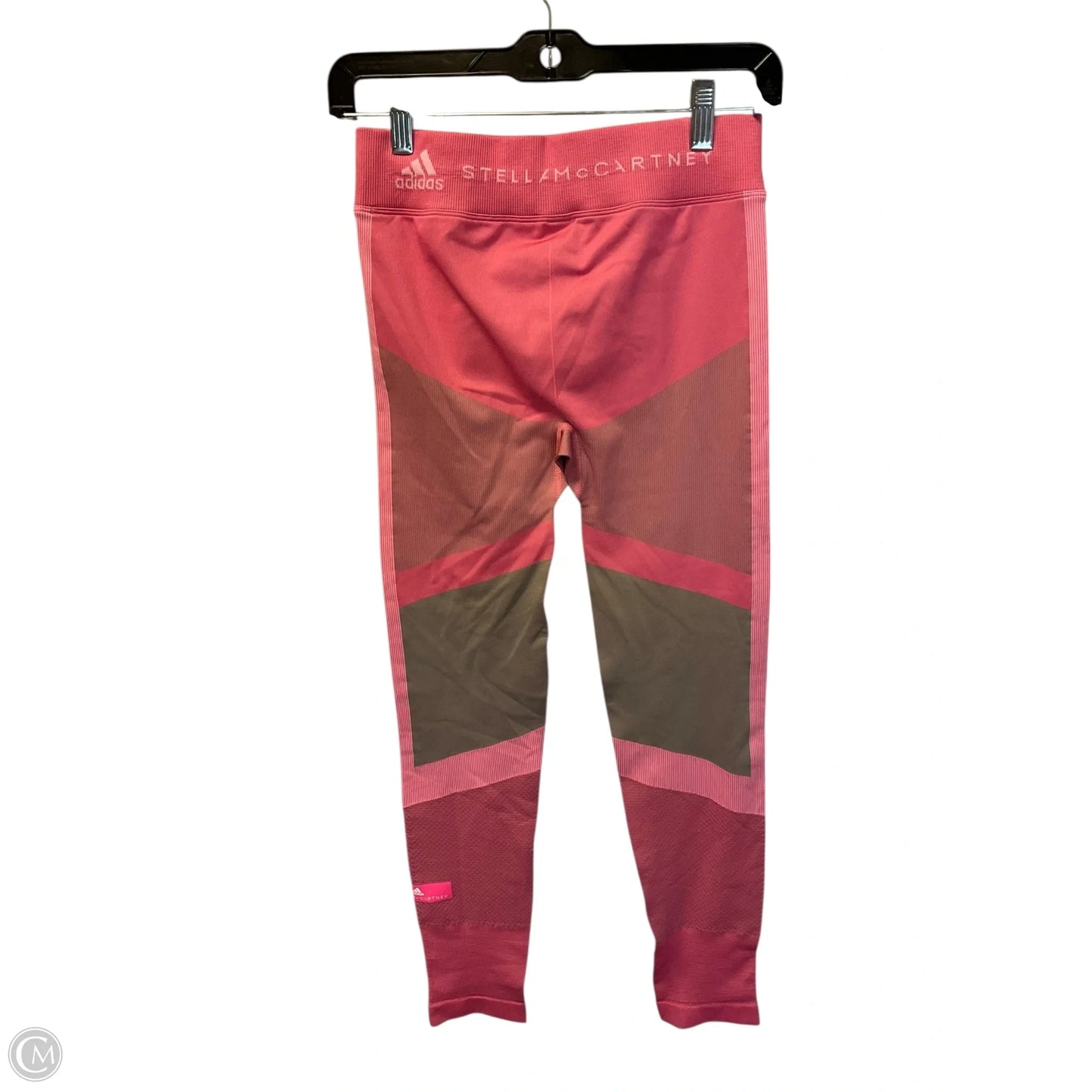Athletic Leggings By Adidas In Pink, Size: M
