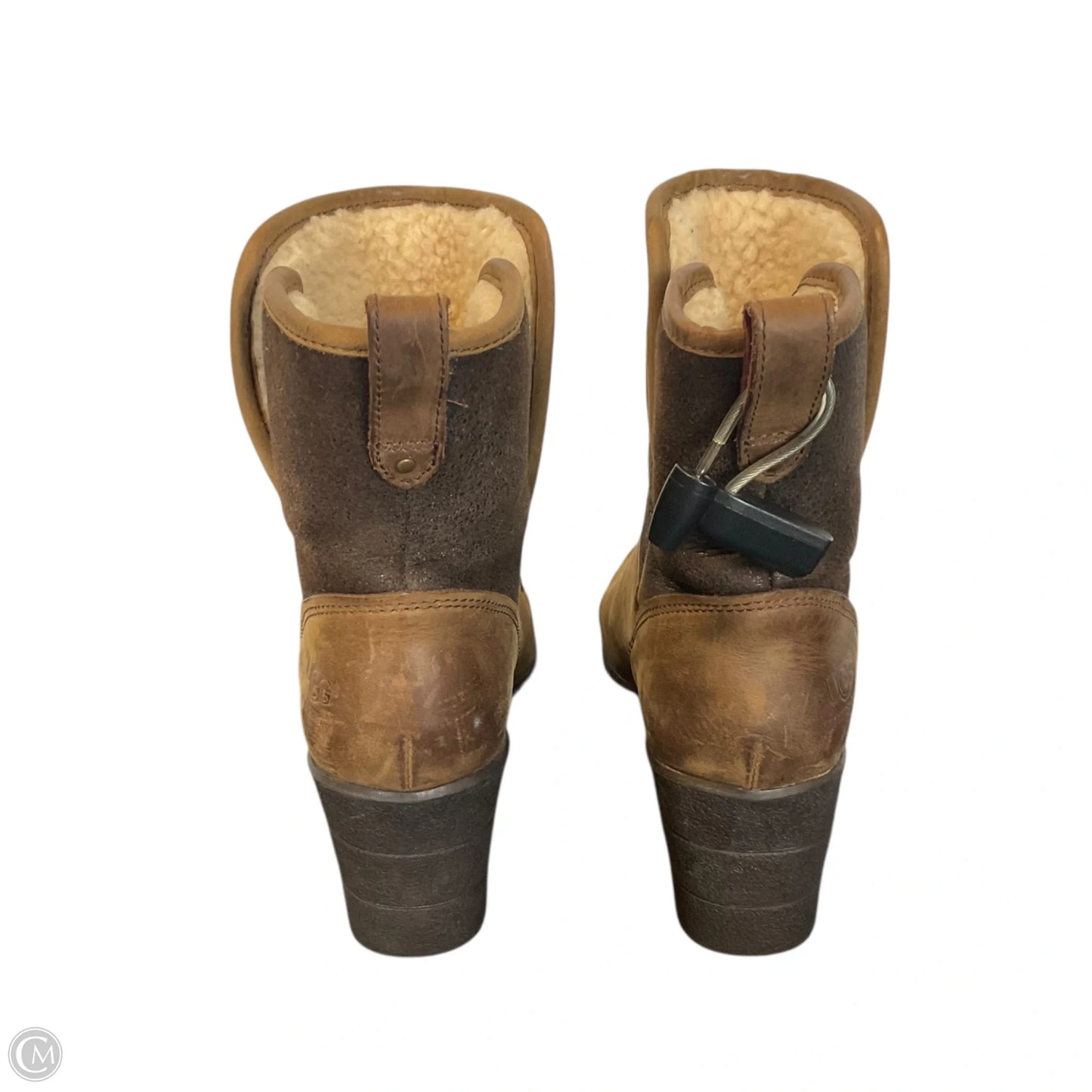 Boots Designer By Ugg In Tan, Size: 9