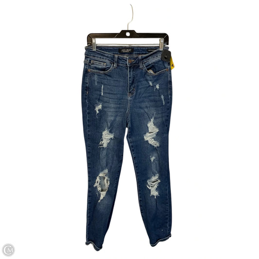 Jeans Boyfriend By Judy Blue In Blue Denim, Size: 4