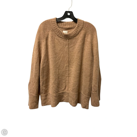 Sweater By Maeve In Tan, Size: Xl