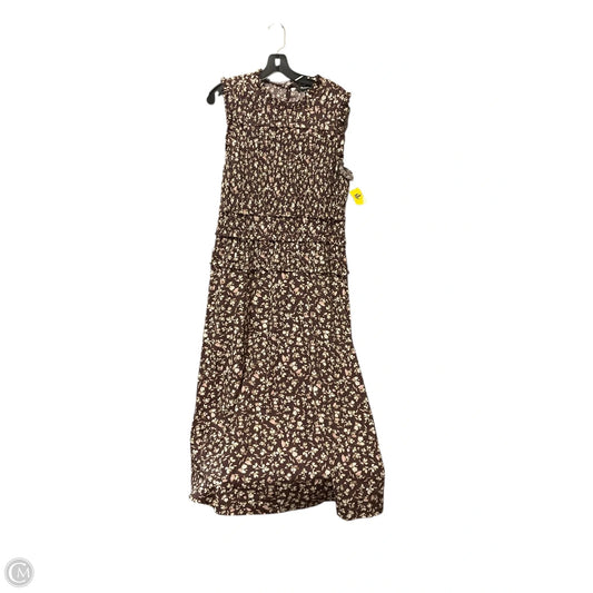 Dress Casual Maxi By Madewell In Brown, Size: 14