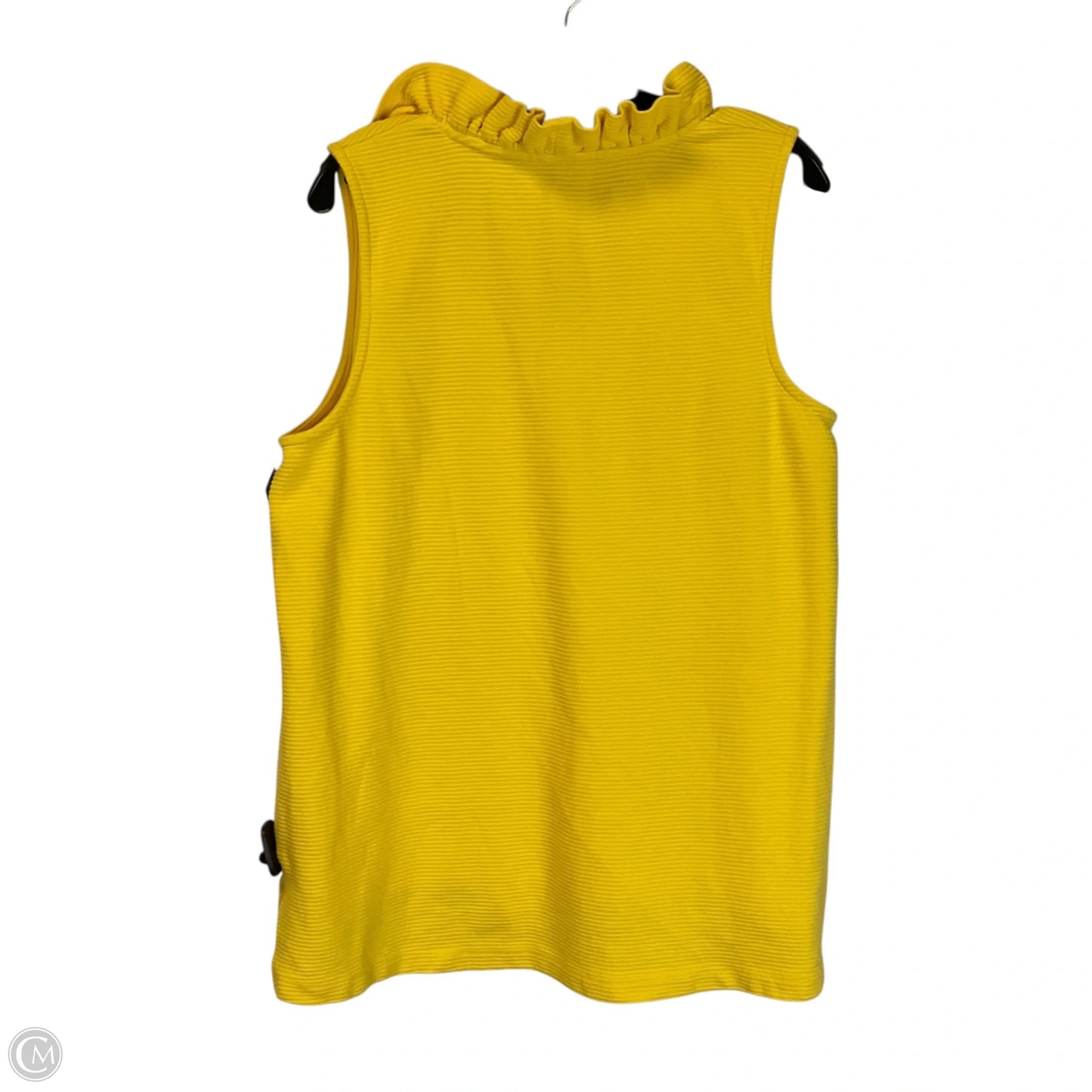 Top Sleeveless By Crown And Ivy In Yellow, Size: Xxl