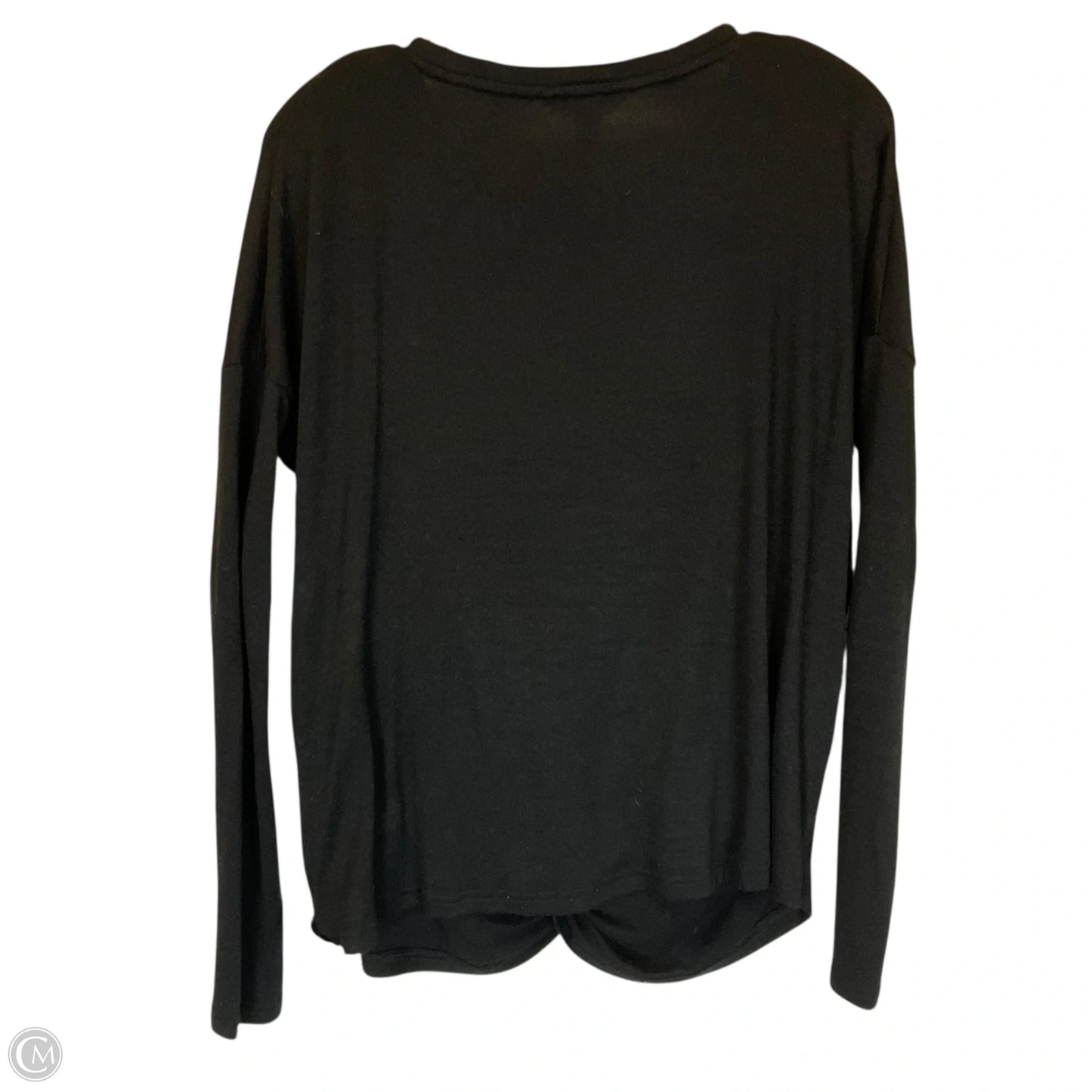 Top Long Sleeve By Banana Republic In Black, Size: M
