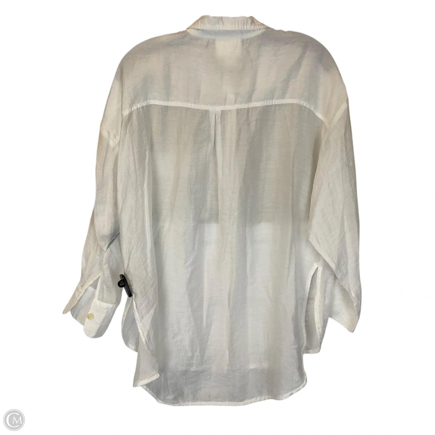 Top Long Sleeve Basic By Maeve In White, Size: S