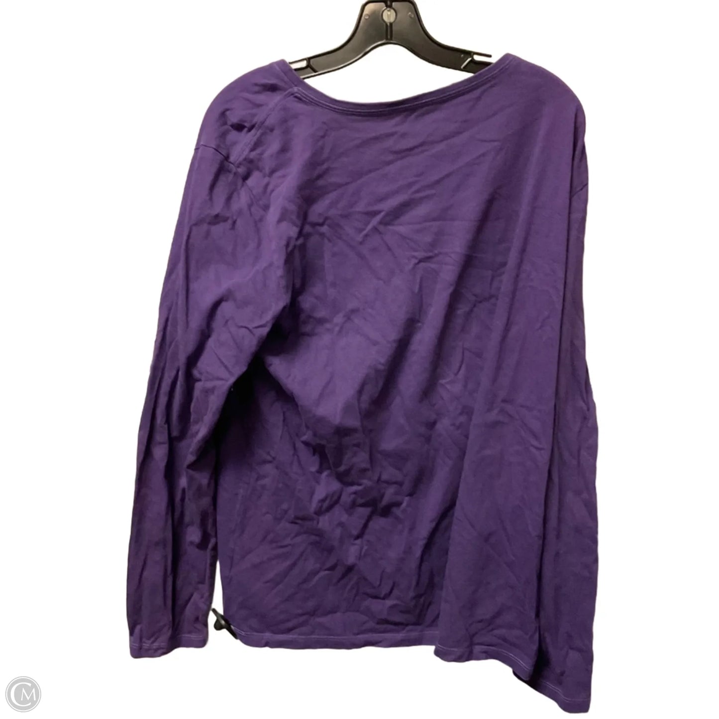 Top Long Sleeve Basic By Life Is Good In Purple, Size: Xl