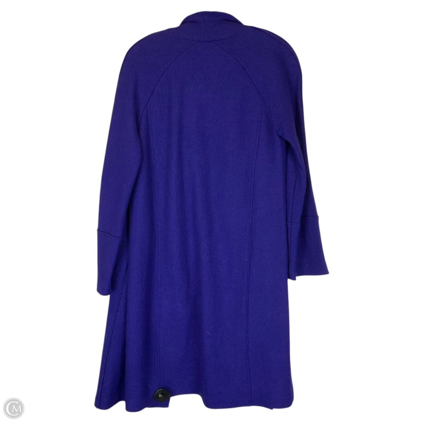 Coat Trench Coat By Tahari In Purple, Size: M