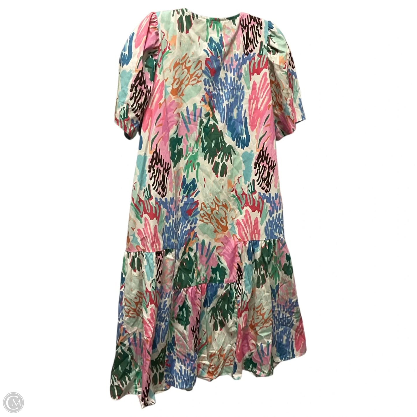 Dress Casual Midi By Crosby In Multi-colored, Size: M