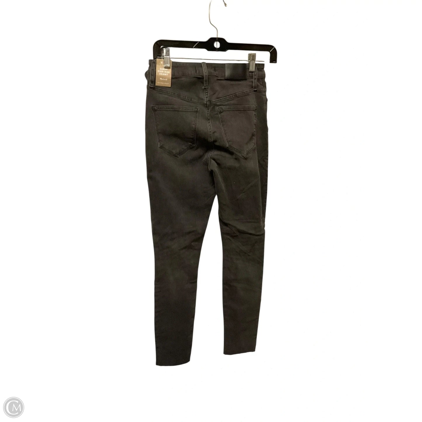 Jeans Skinny By Madewell In Black Denim, Size: 2