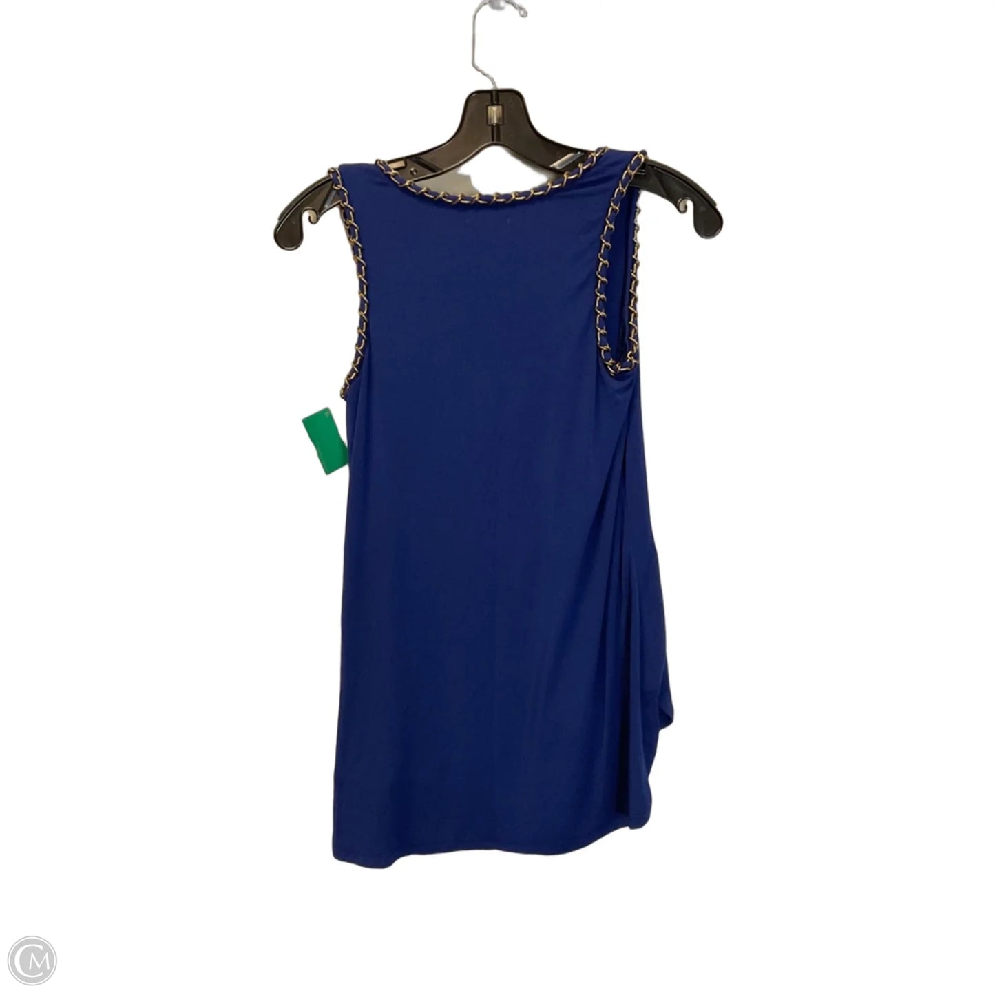 Top Sleeveless By Cache In Blue, Size: Xs