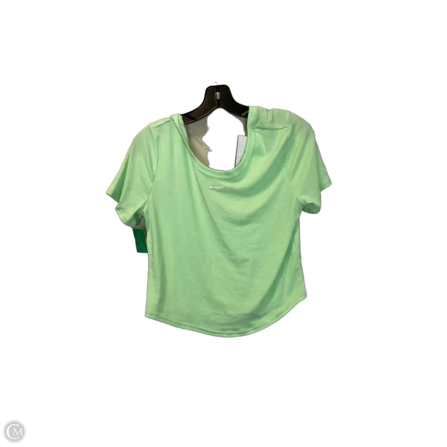 Top Short Sleeve Basic By Nike Apparel In Green, Size: L
