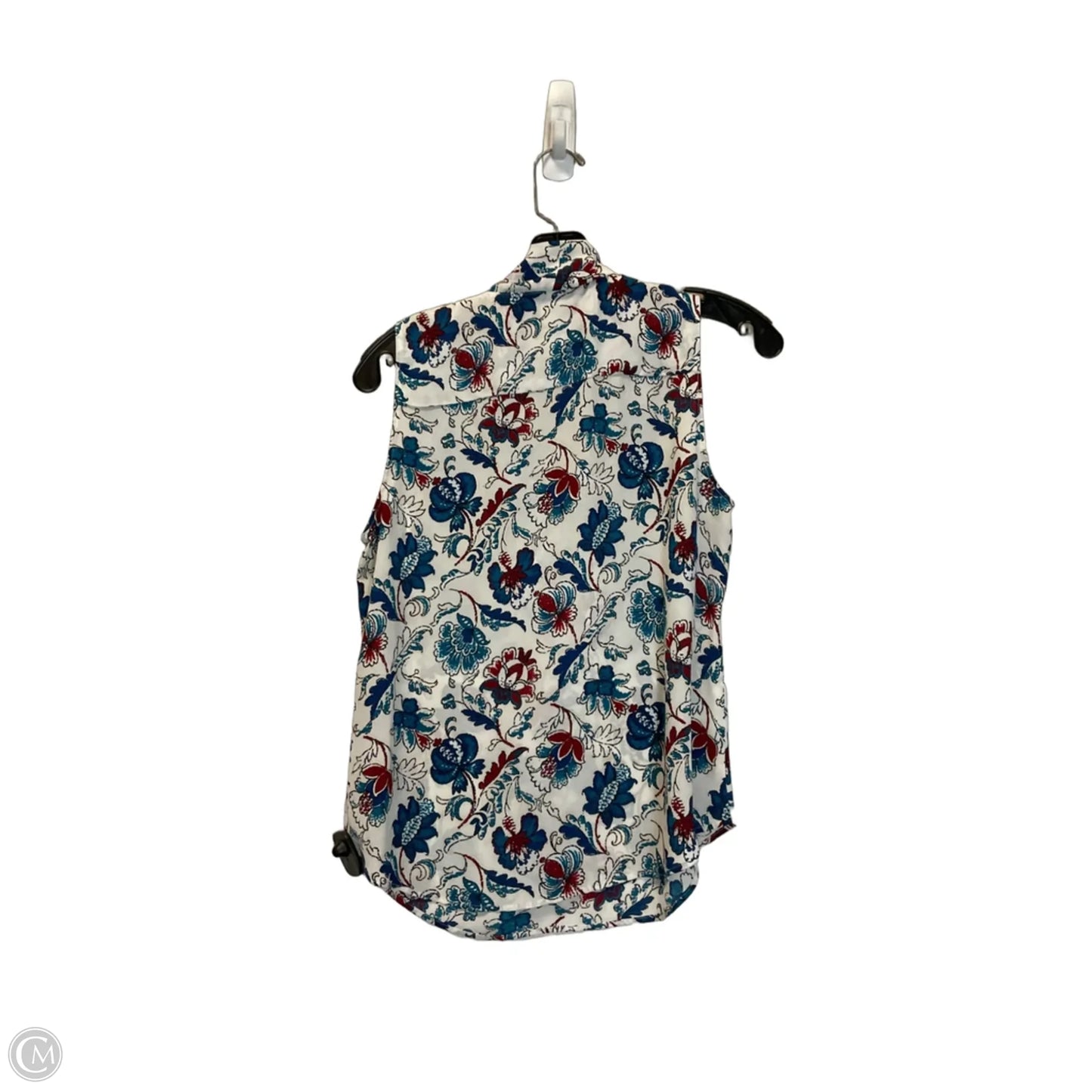 Top Sleeveless By Ann Taylor In Floral Print, Size: Xs