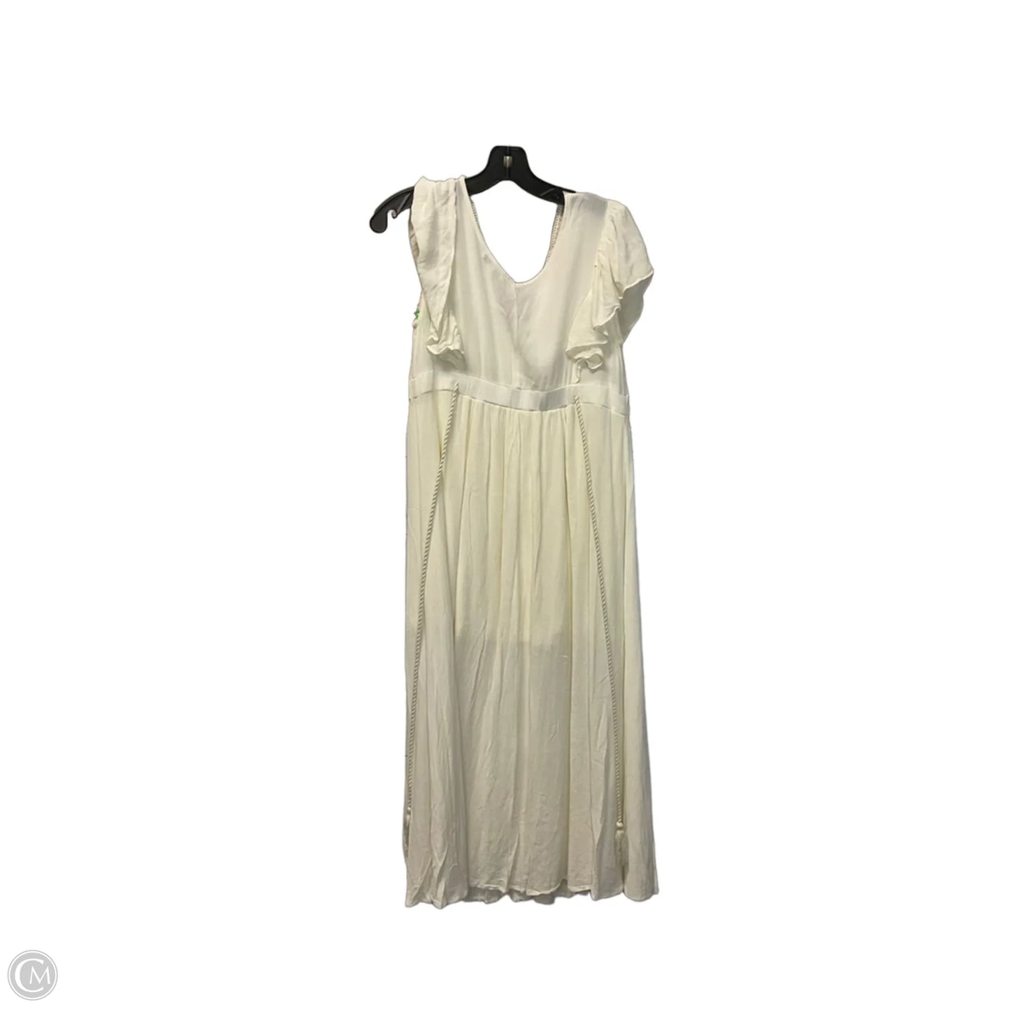 Dress Casual Maxi By Baltic Born In Cream, Size: M