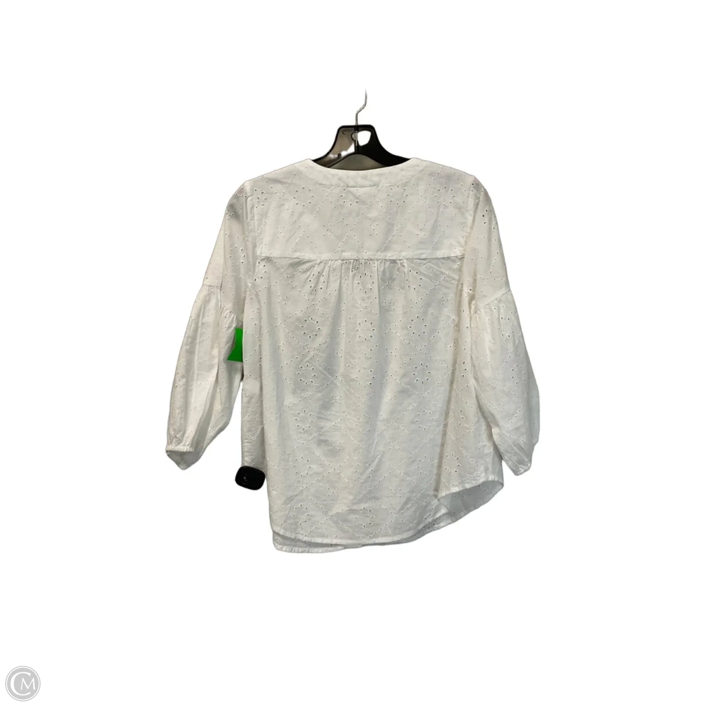 Top 3/4 Sleeve By J. Jill In White, Size: Xs