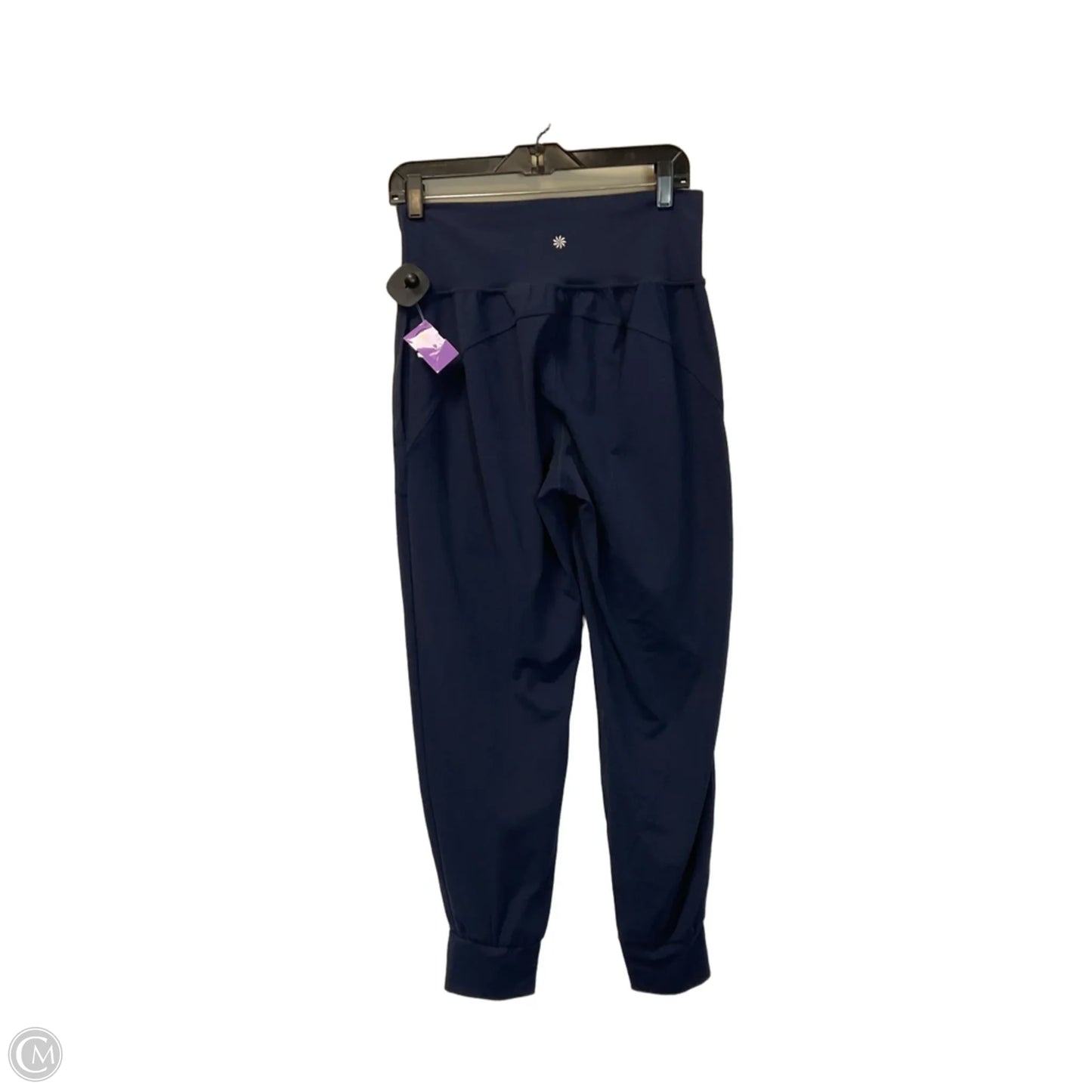 Athletic Leggings By Athleta In Navy, Size: M