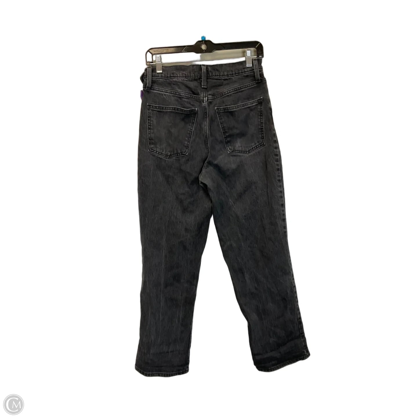 Jeans Straight By Universal Thread In Black Denim, Size: 6